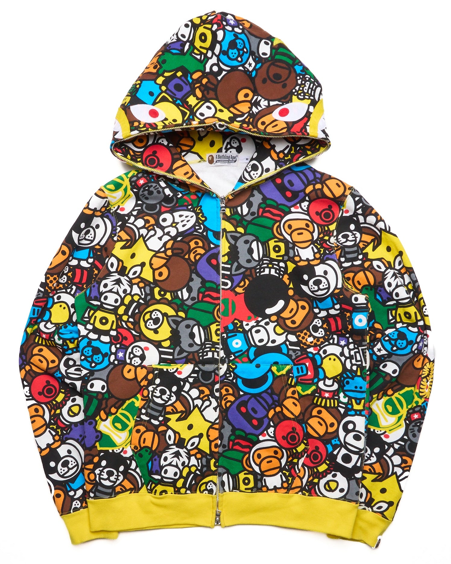 2010 BAPE Baby Milo Zoo Kingdom Shark Full-Zip Hoodie – Garment