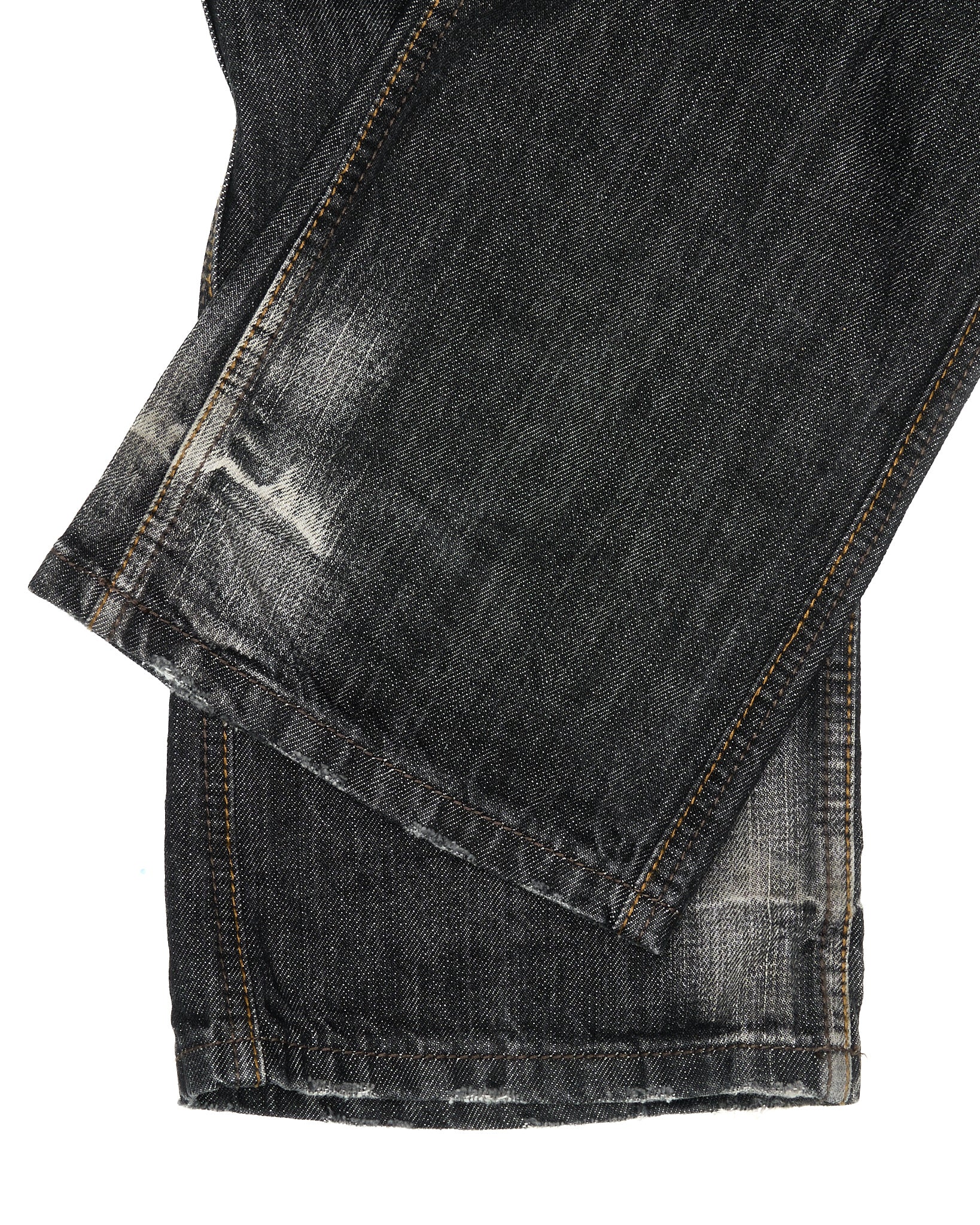 00s HIDEALWAYS by Nicole Blown-out Distressed Grey Bootcut Denim