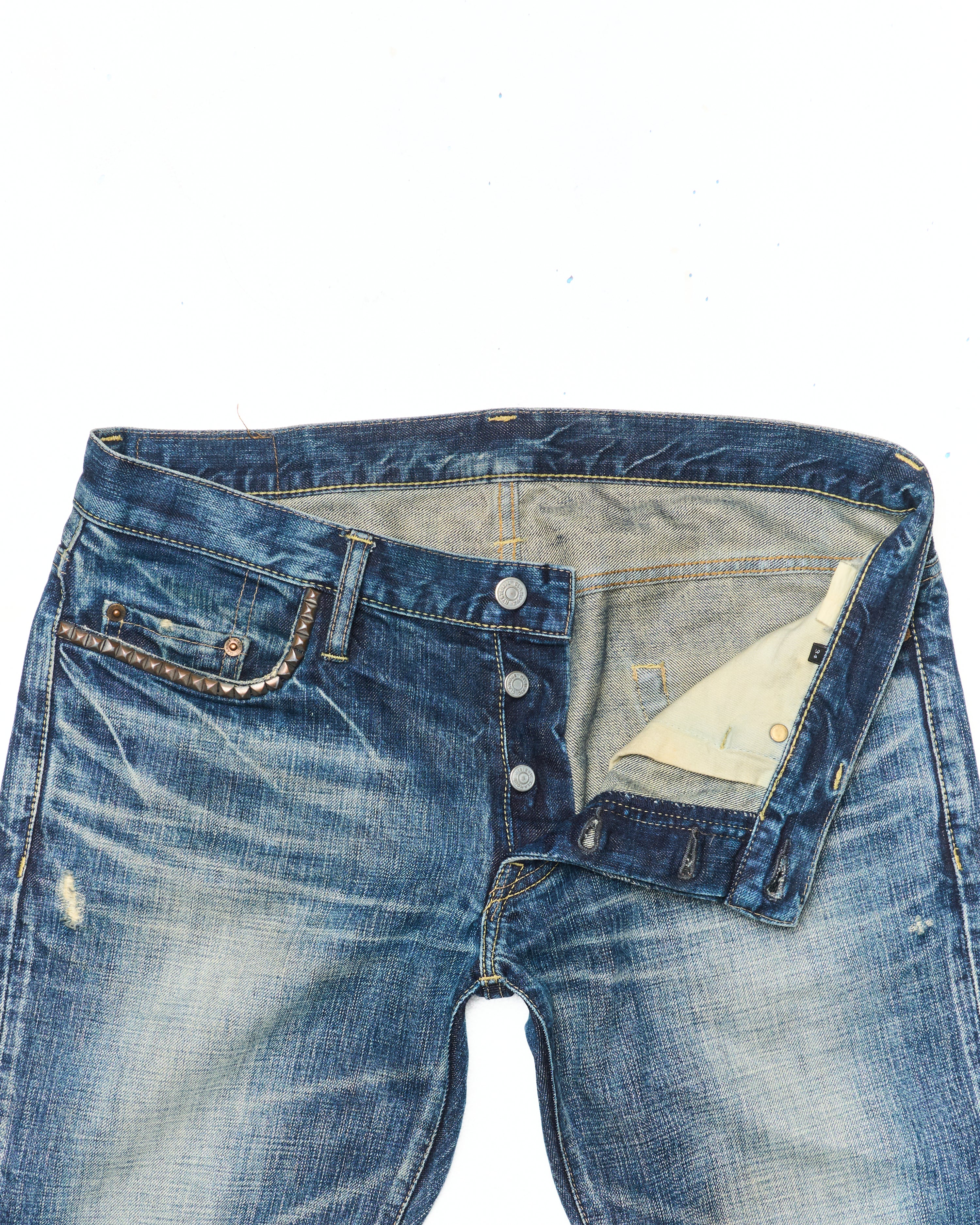 00s Hysteric Glamour Studded Pocket Denim