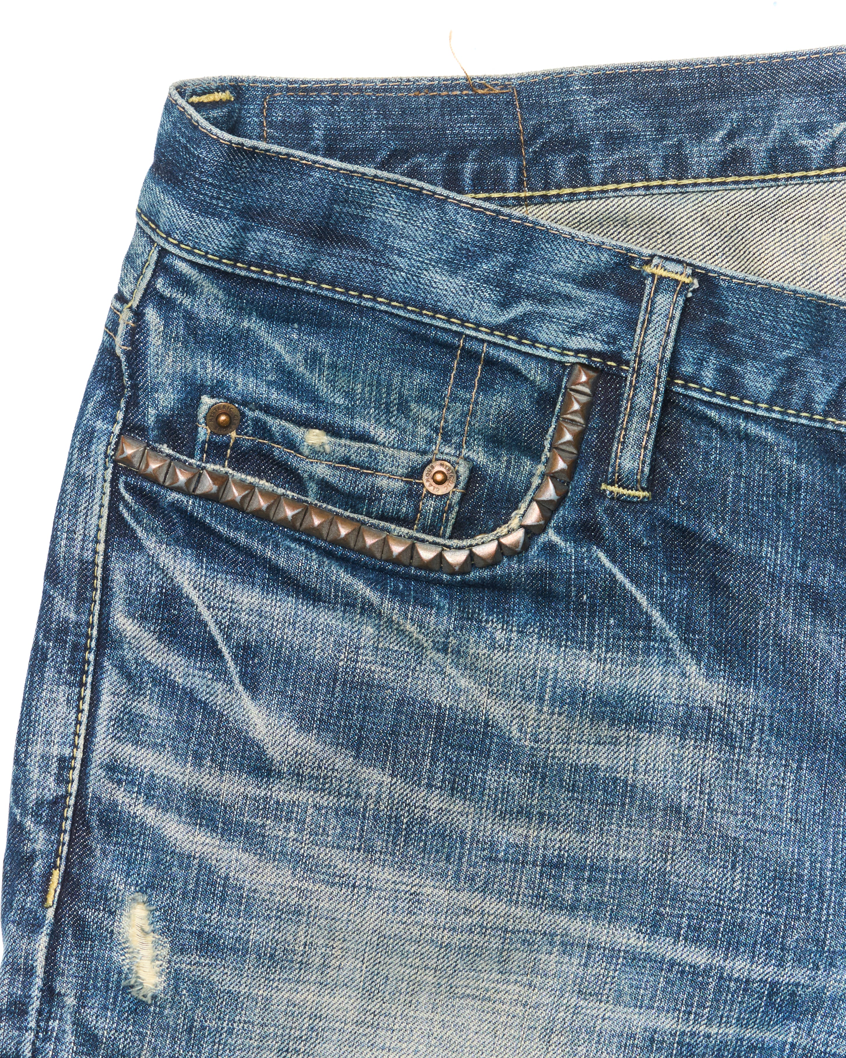 00s Hysteric Glamour Studded Pocket Denim