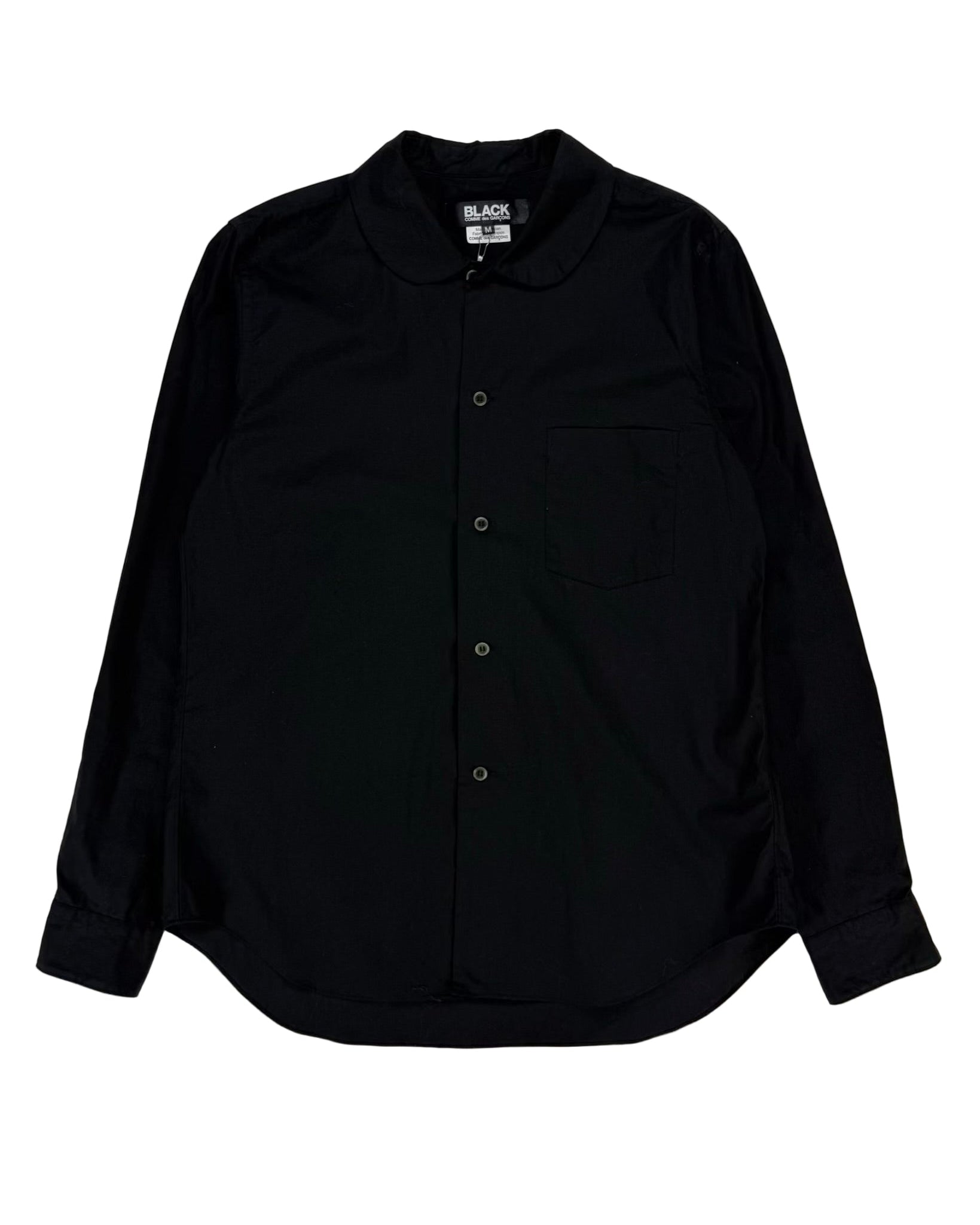 F/W18 COMME des GARÇONS BLACK Peter Pan Collared Shirt