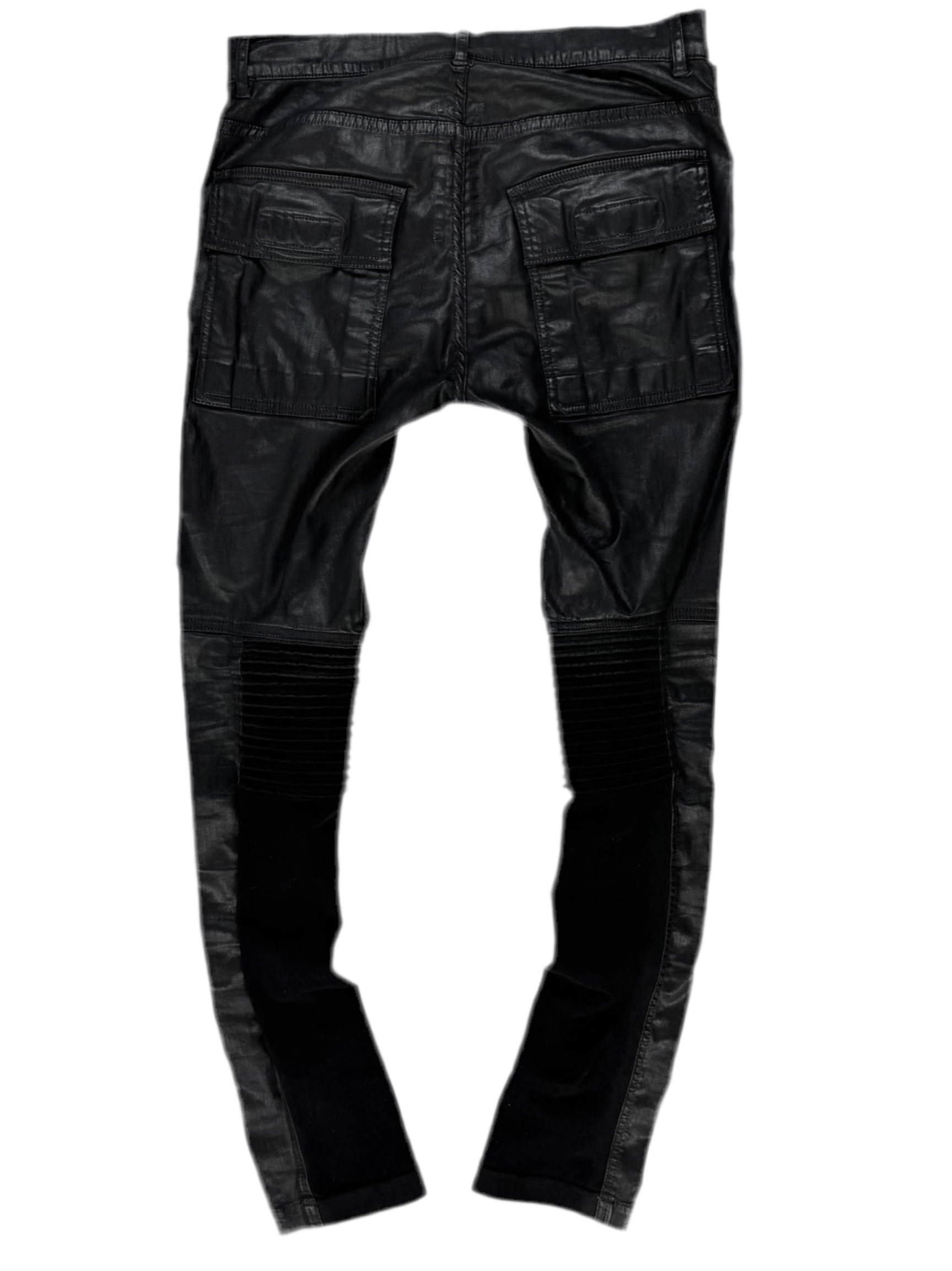S/S16 Rick Owens DRKSHDW Heavy Waxed Memphis Pants
