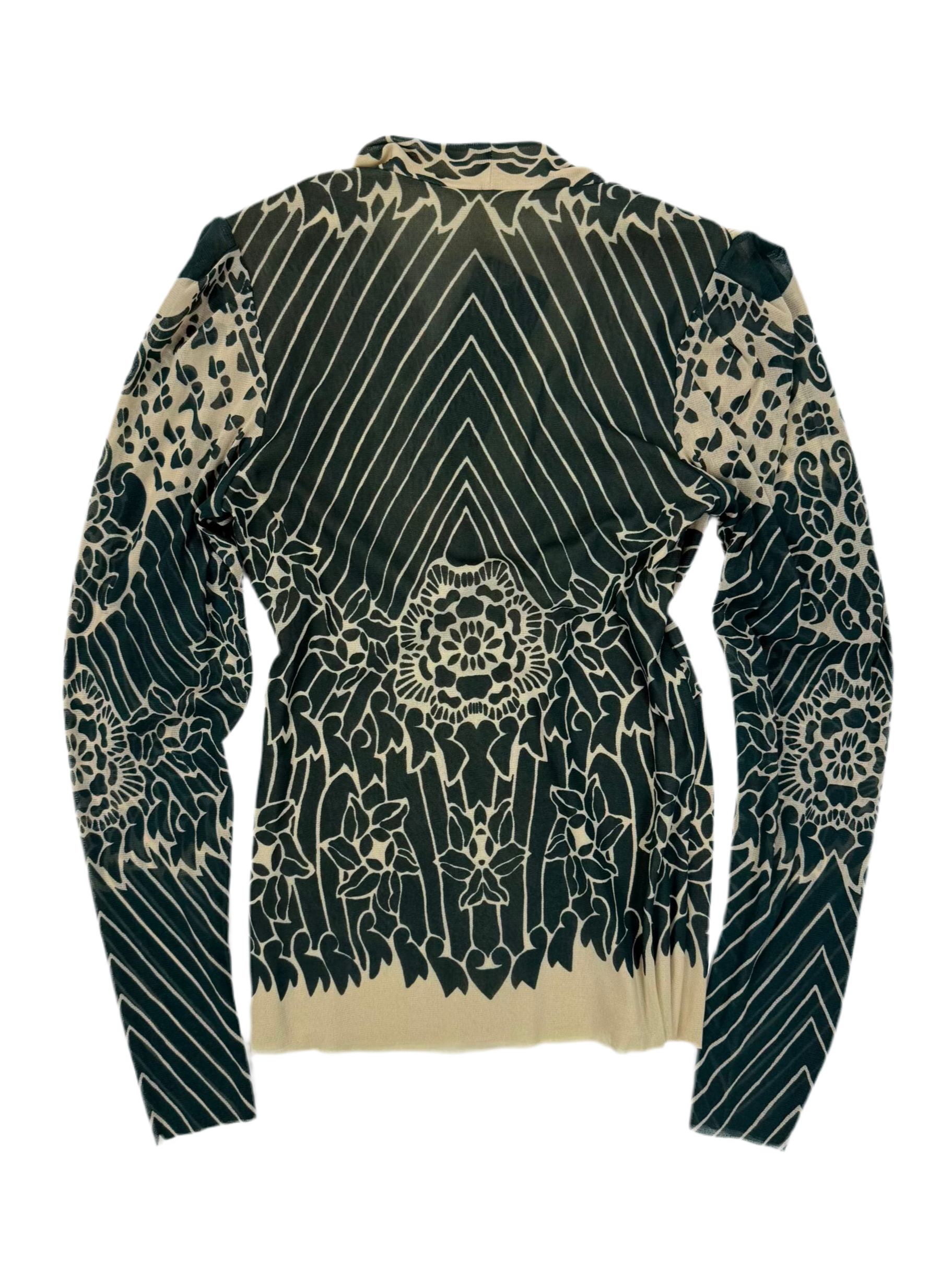 90s Vivienne Tam Tribal Long Sleeve