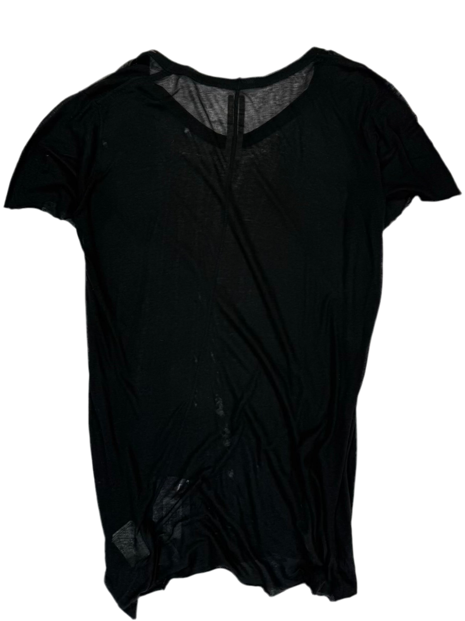 S/S07 “DRAKE” Rick Owens Vomit Bleached Sheer T-shirt