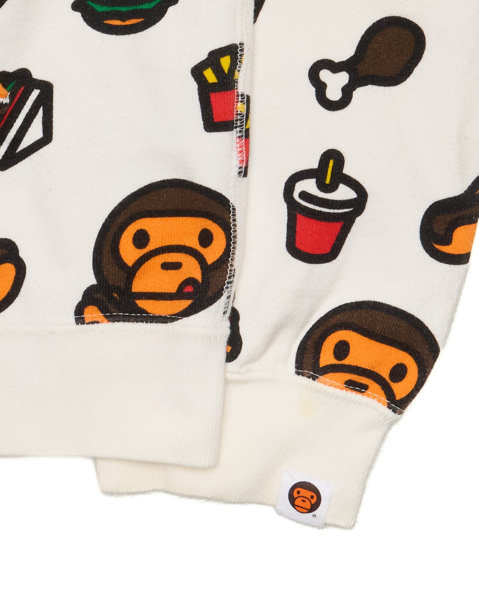 05’ BAPE Baby Milo Junk Food Full-Zip Hoodie