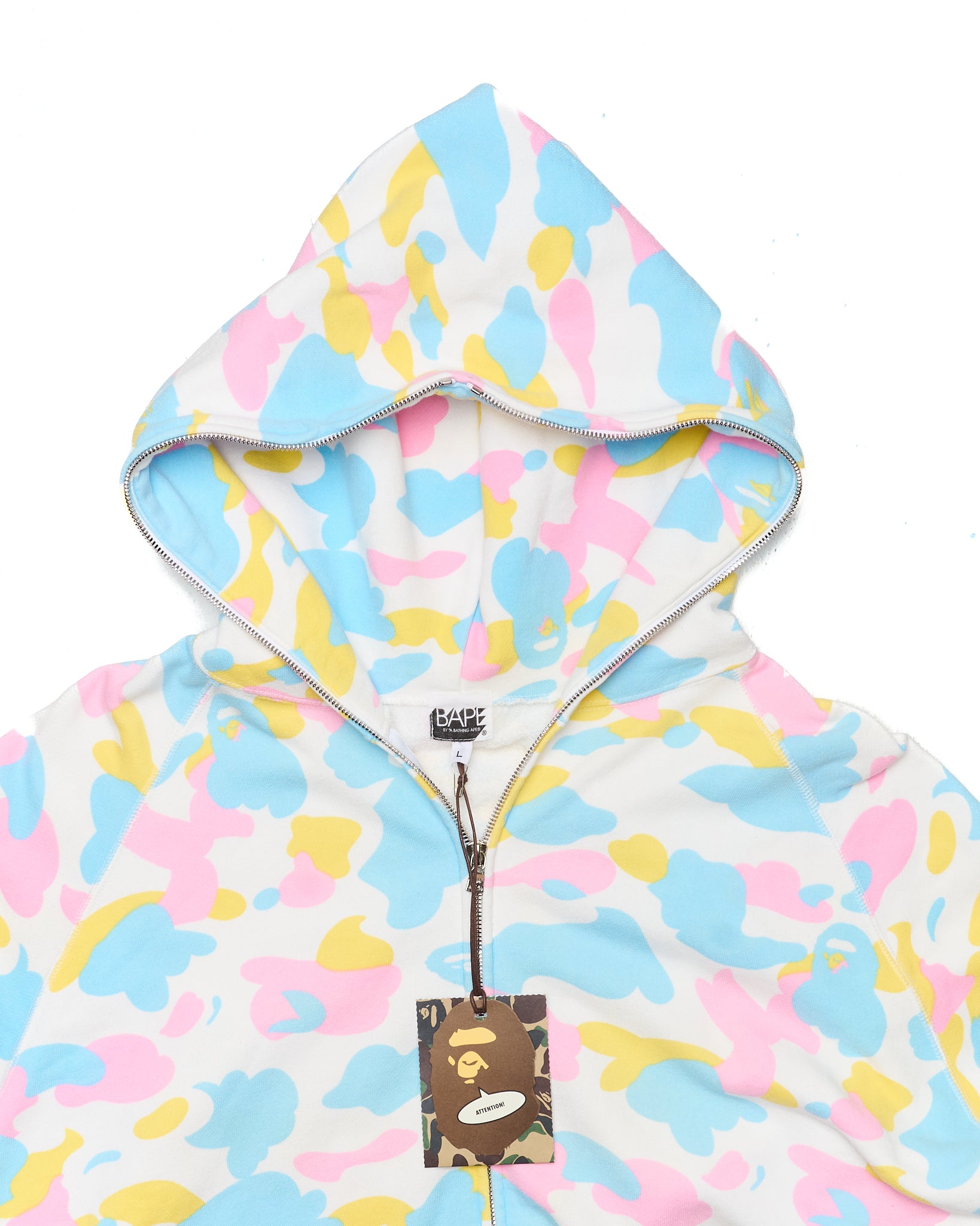 05' BAPE Cotton Candy Camo Full-Zip Hoodie