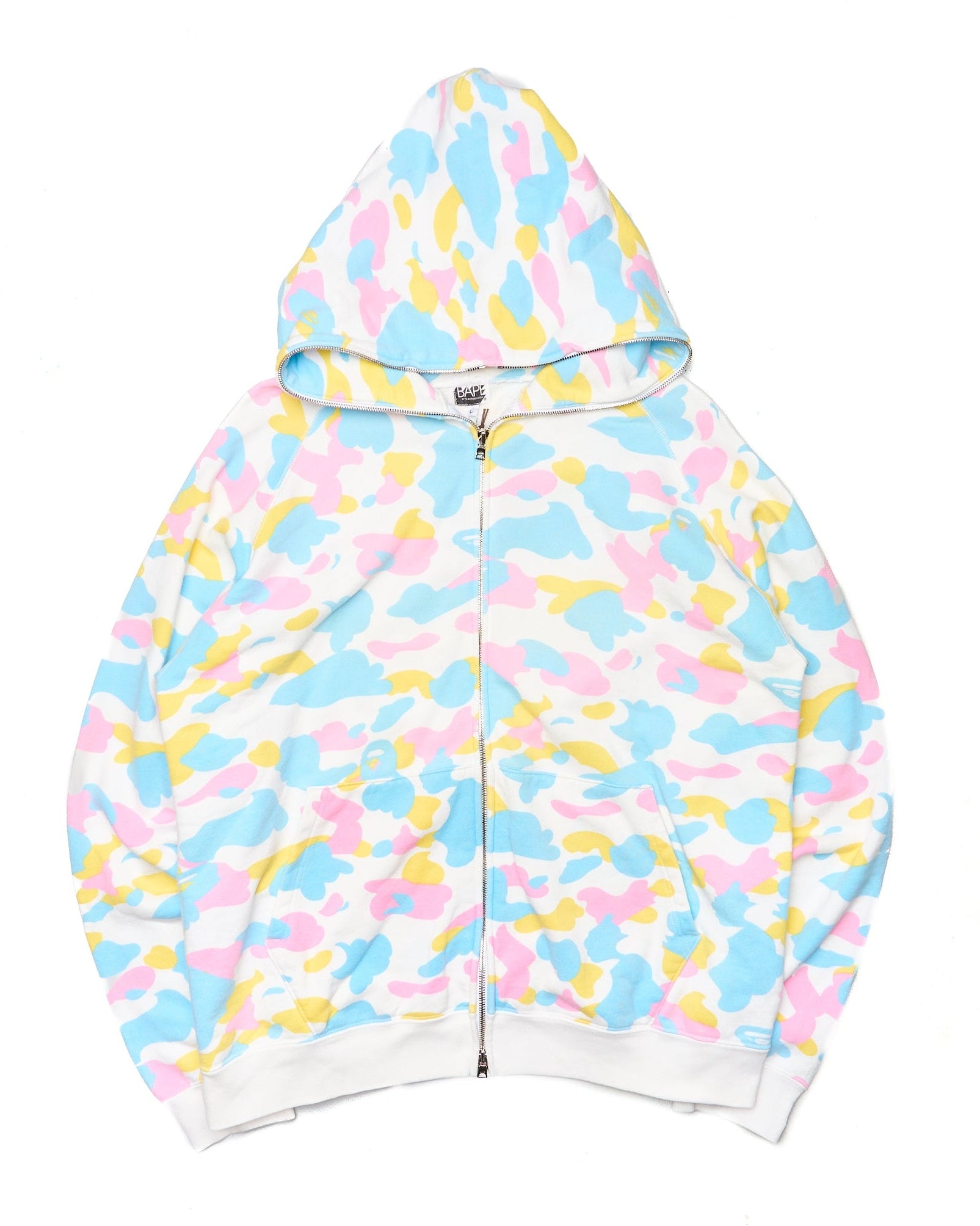 05' BAPE Cotton Candy Camo Full-Zip Hoodie
