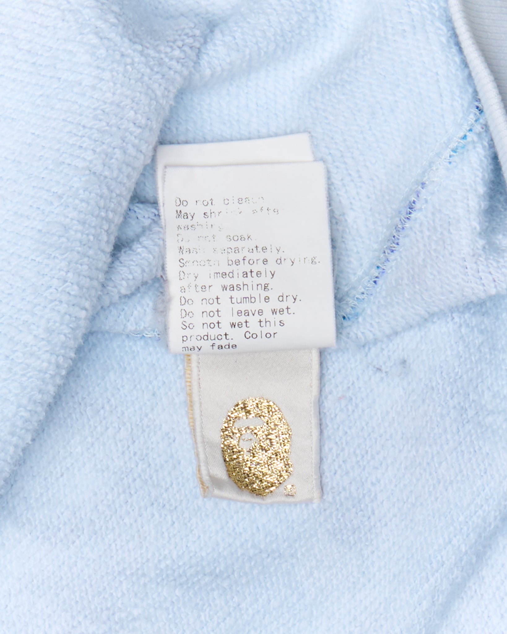 06' BAPE Baby Milo Blue Camo Full Zip