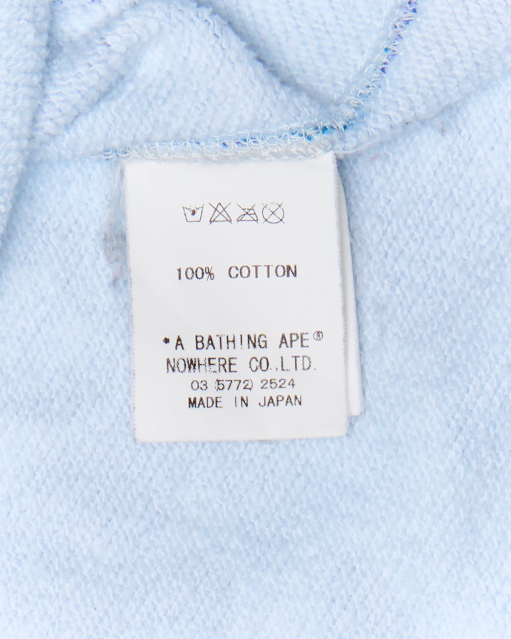 06' BAPE Baby Milo Blue Camo Full Zip
