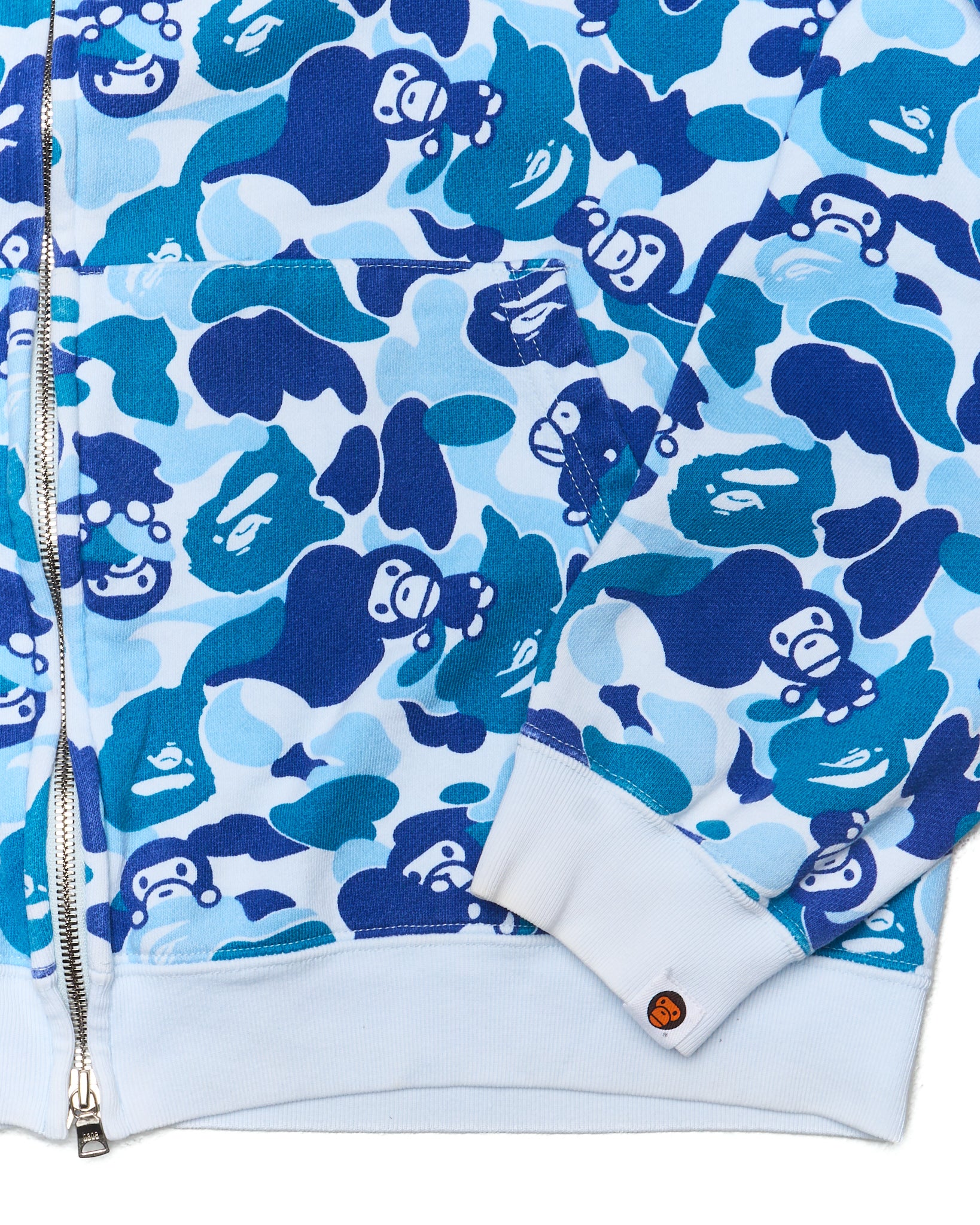 06' BAPE Baby Milo Blue Camo Full Zip