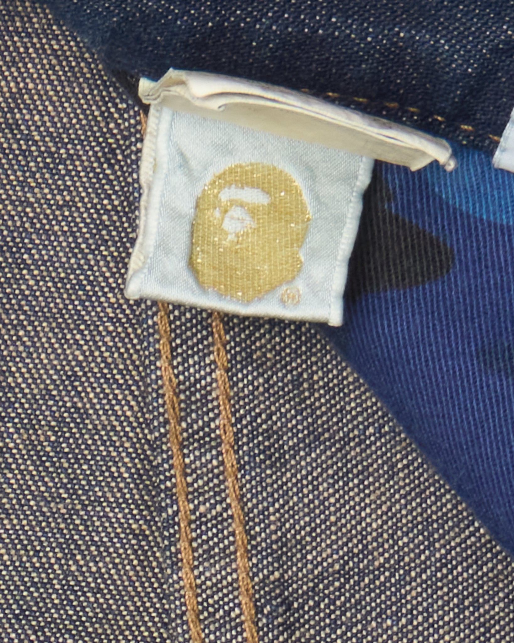 '07 BAPE "STA" Whisker Fade Jeans