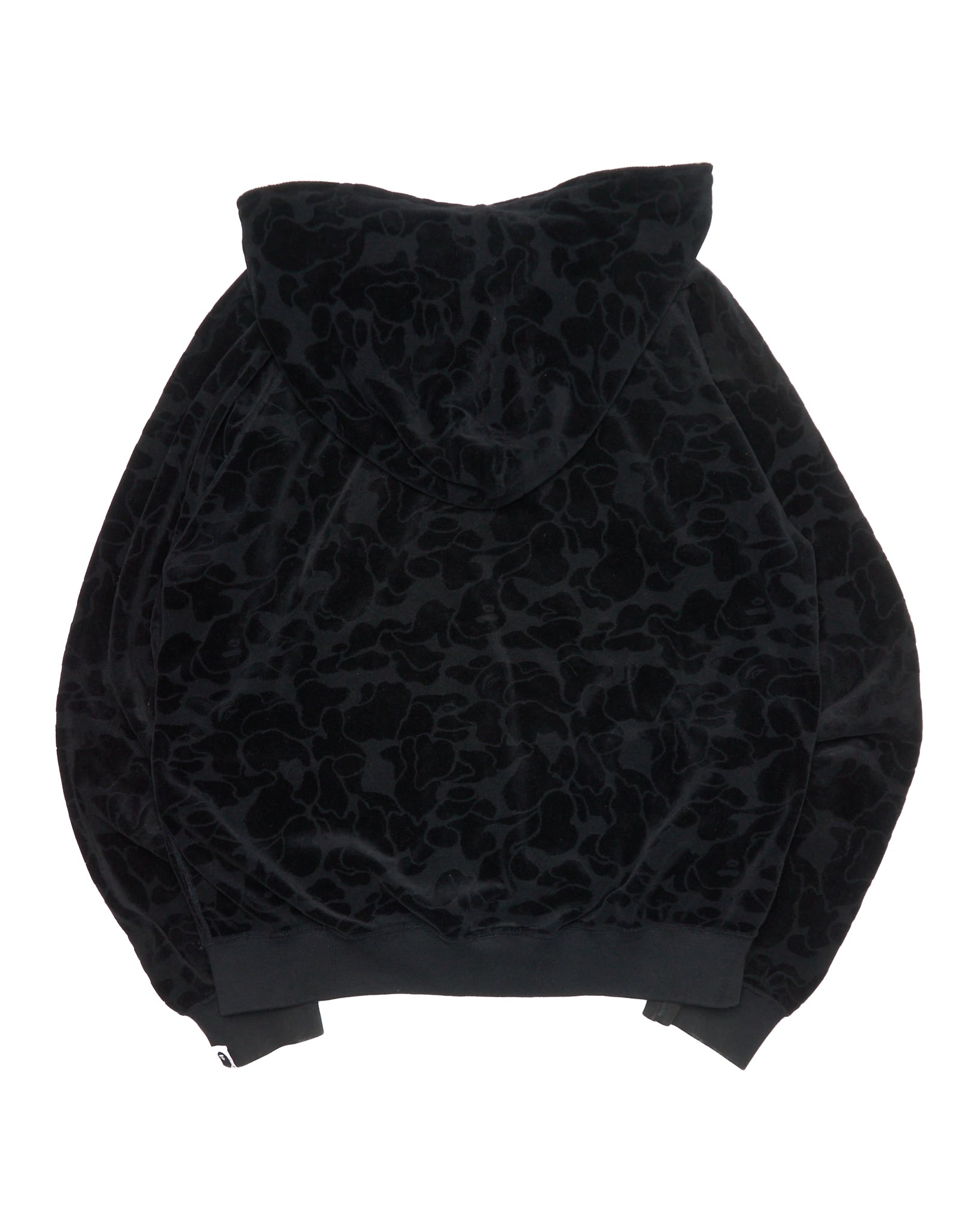 ‘09 BAPE EXCLUSIVE Velour Camo Full-Zip Hoodie