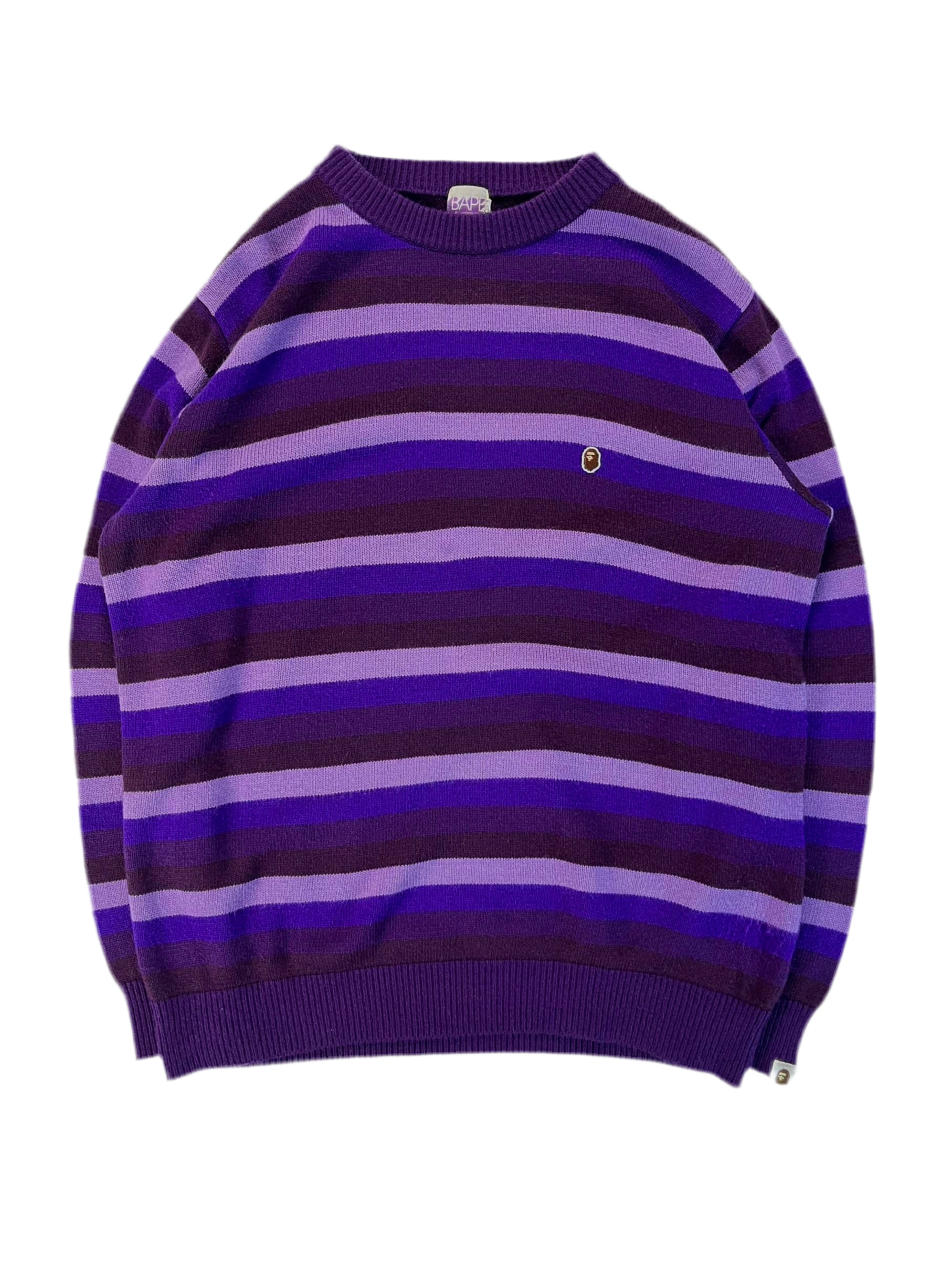 2005 Ape Stripe Knit Sweater