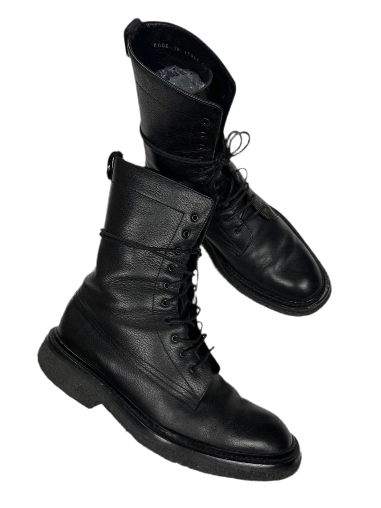 F/W07 DIOR HOMME Military Leather Combat Boots