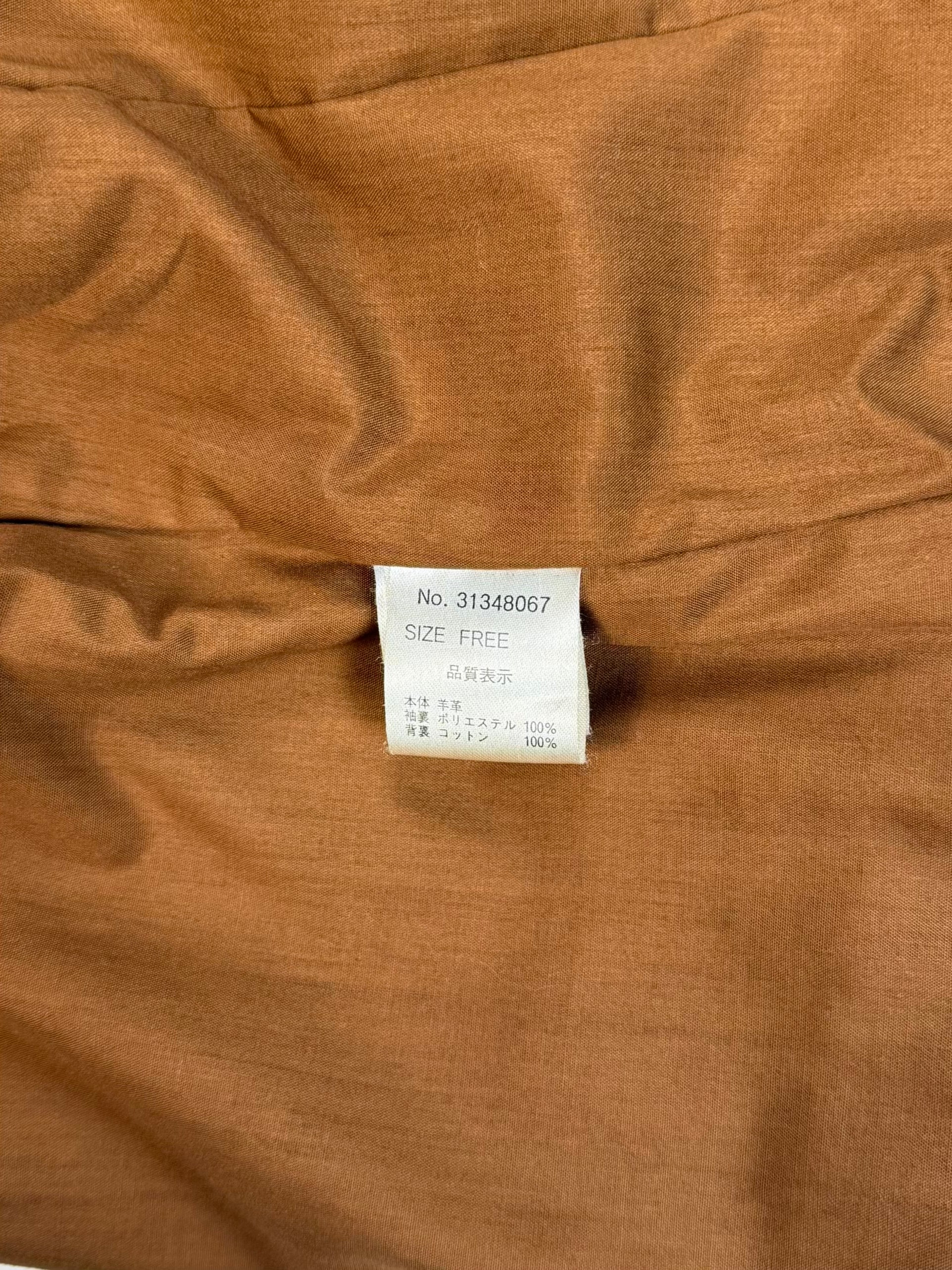 Early 00s G.O.A Double Zip Leather Rider Jacket