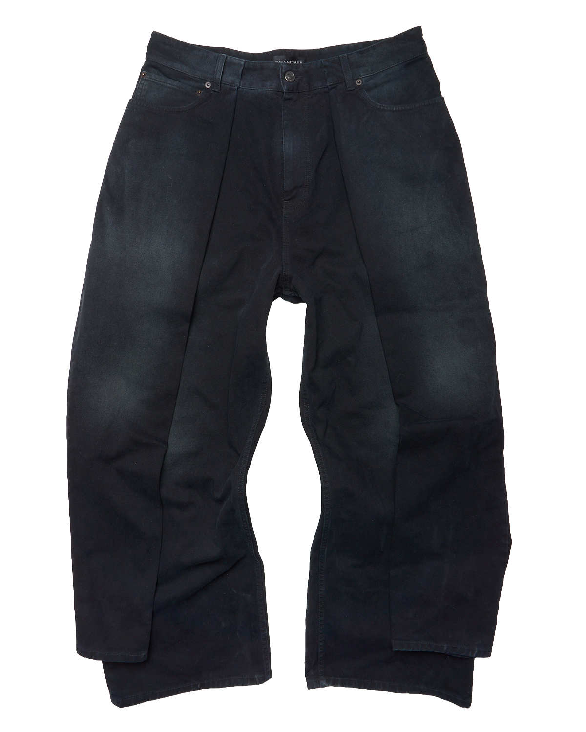 Balenciaga Double Waist Layered Denim