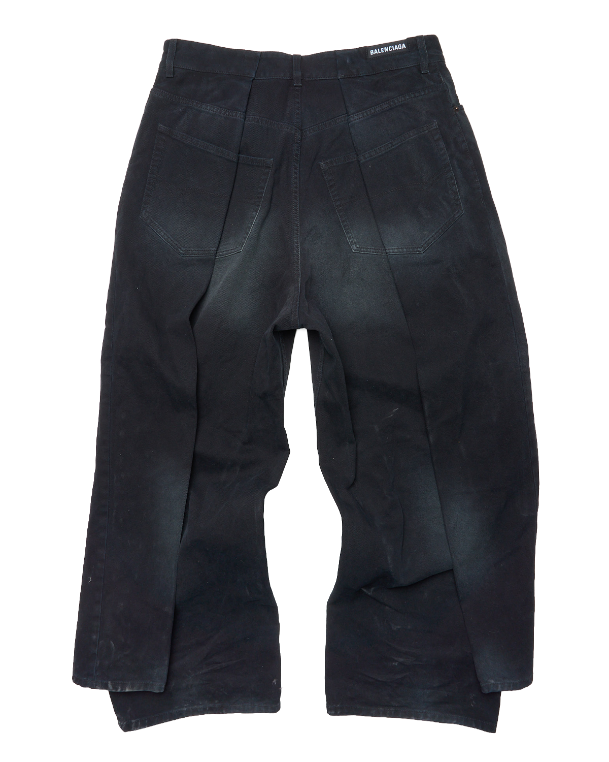 Balenciaga Double Waist Layered Denim