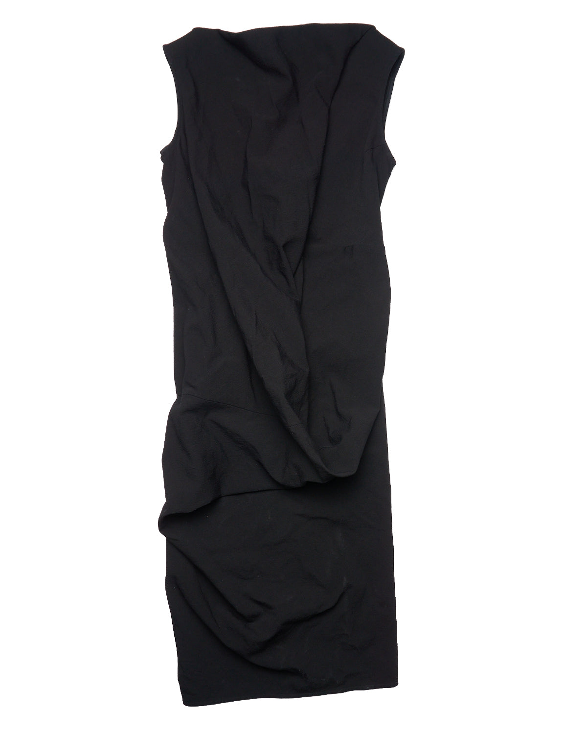 S/S19 Rick Owens “BABEL” Draped Maxi Dress