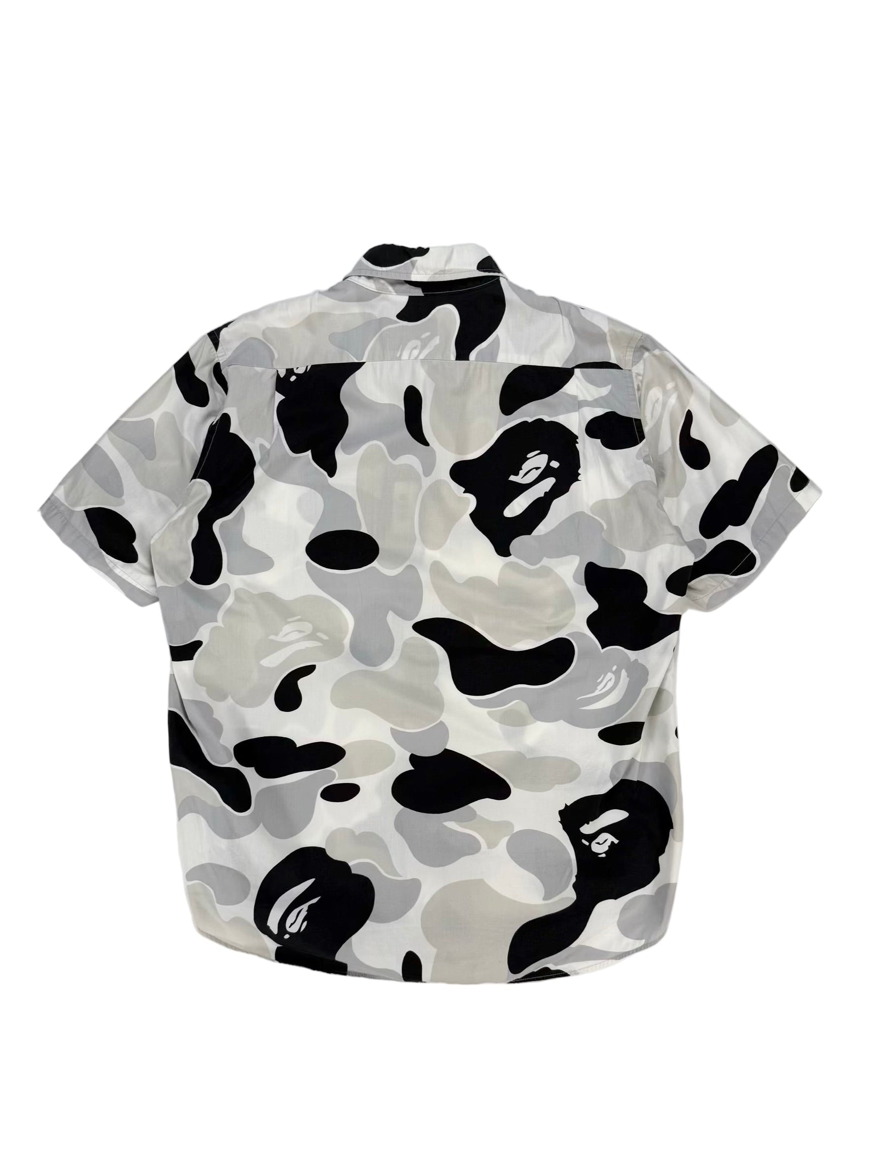 Early 00s BAPE Camo Short-Sleeve Shirt