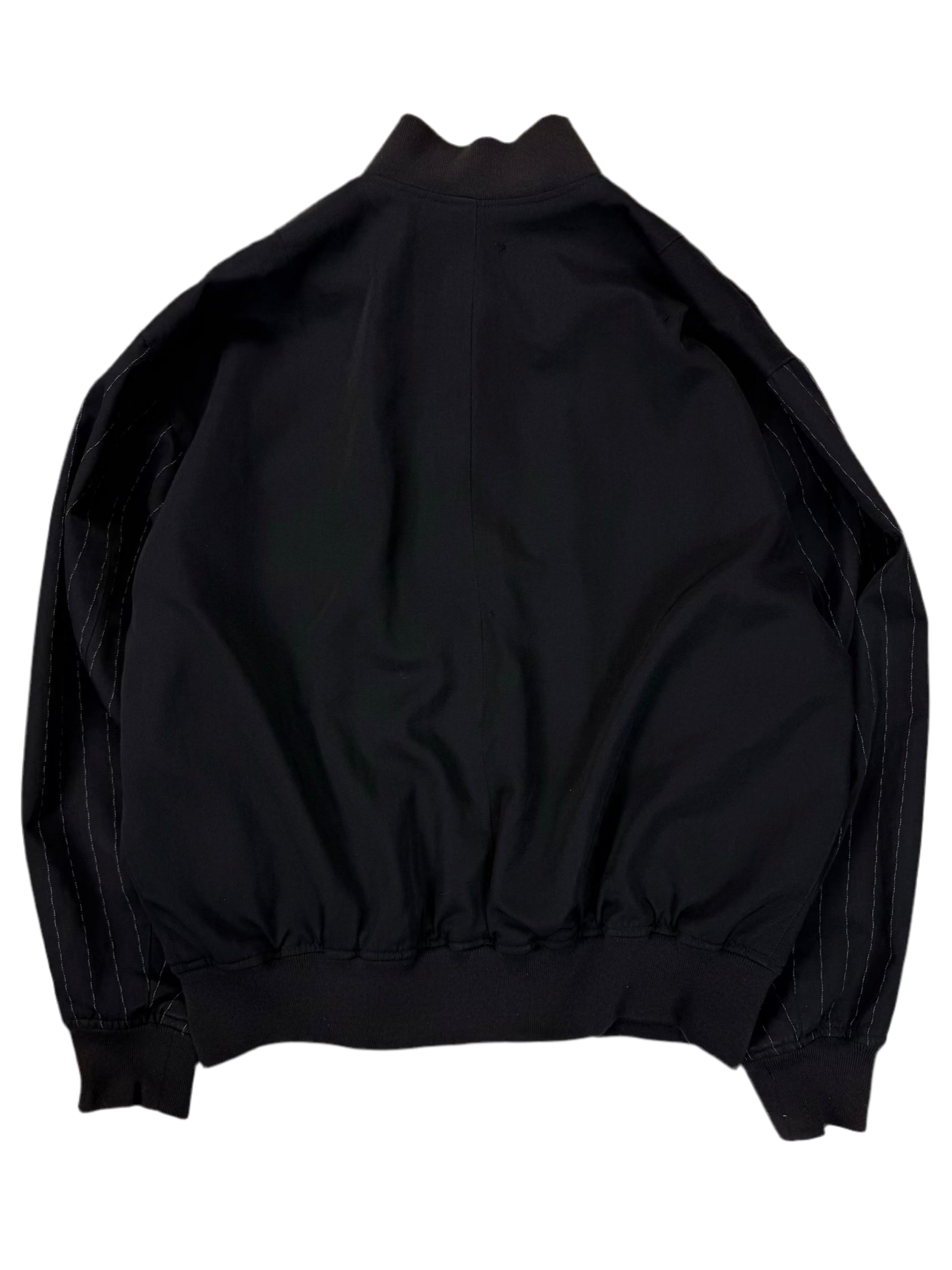 80s DUETRIO Cropped Wool Bomber Jacket