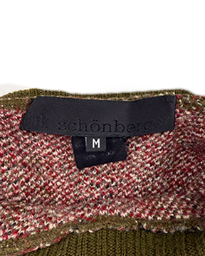 Dirk Schönberger Plaid Turtle Neck Sweater Vest