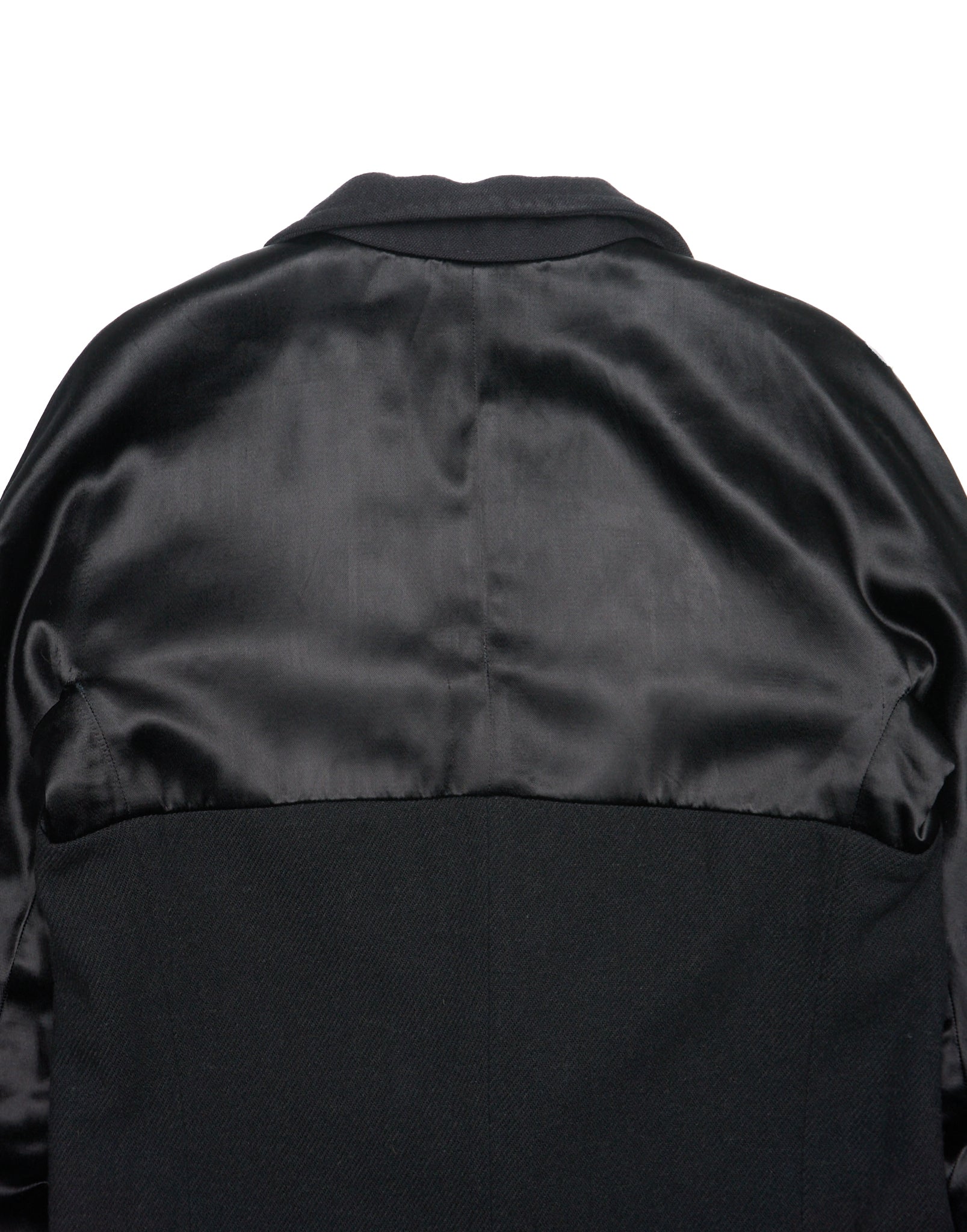 2010s Haider Ackermann Wide Peak Lapel Open Front Tuxedo Coat