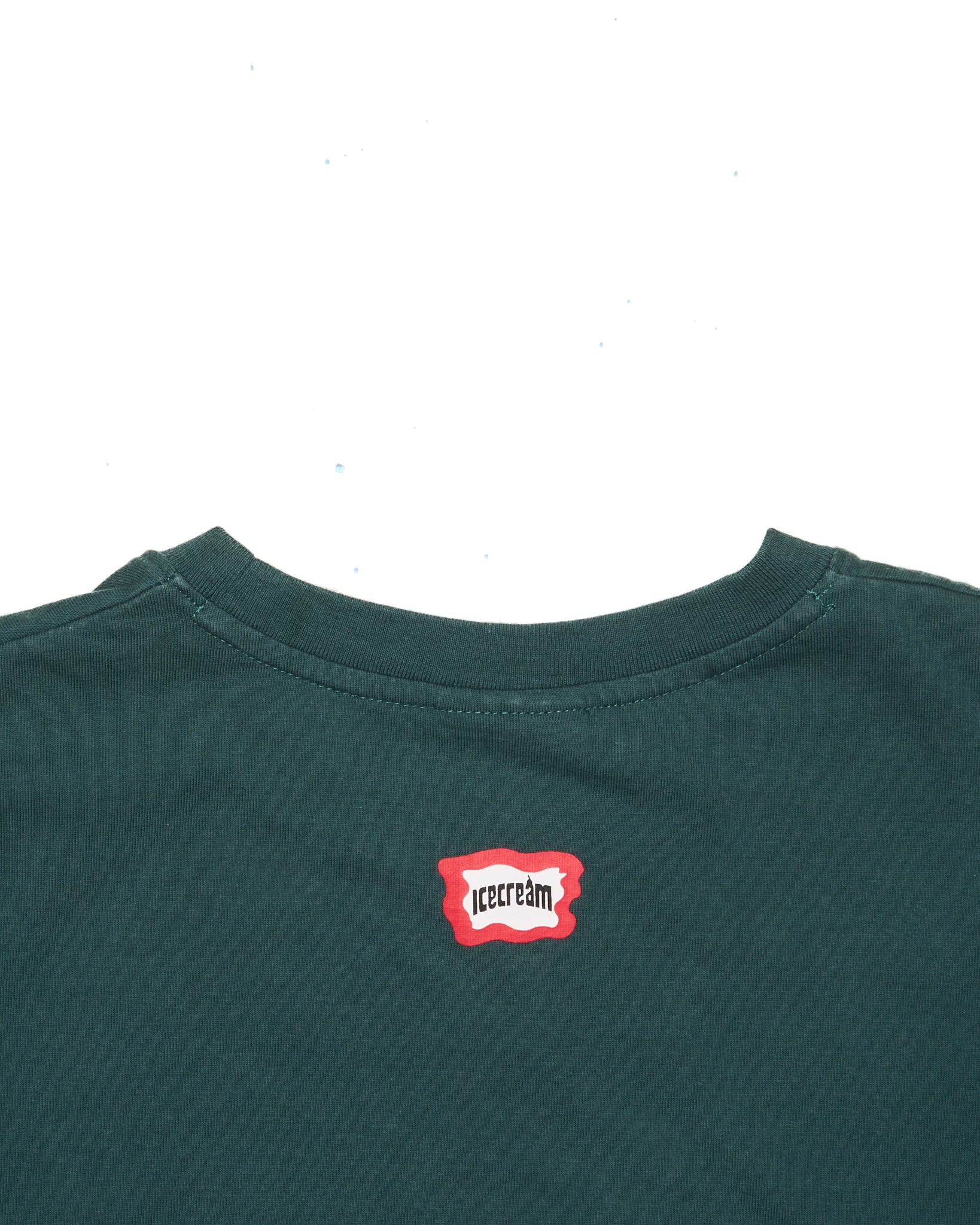 2010s Ice Cream Running Dog Appliqué Tee Shirt