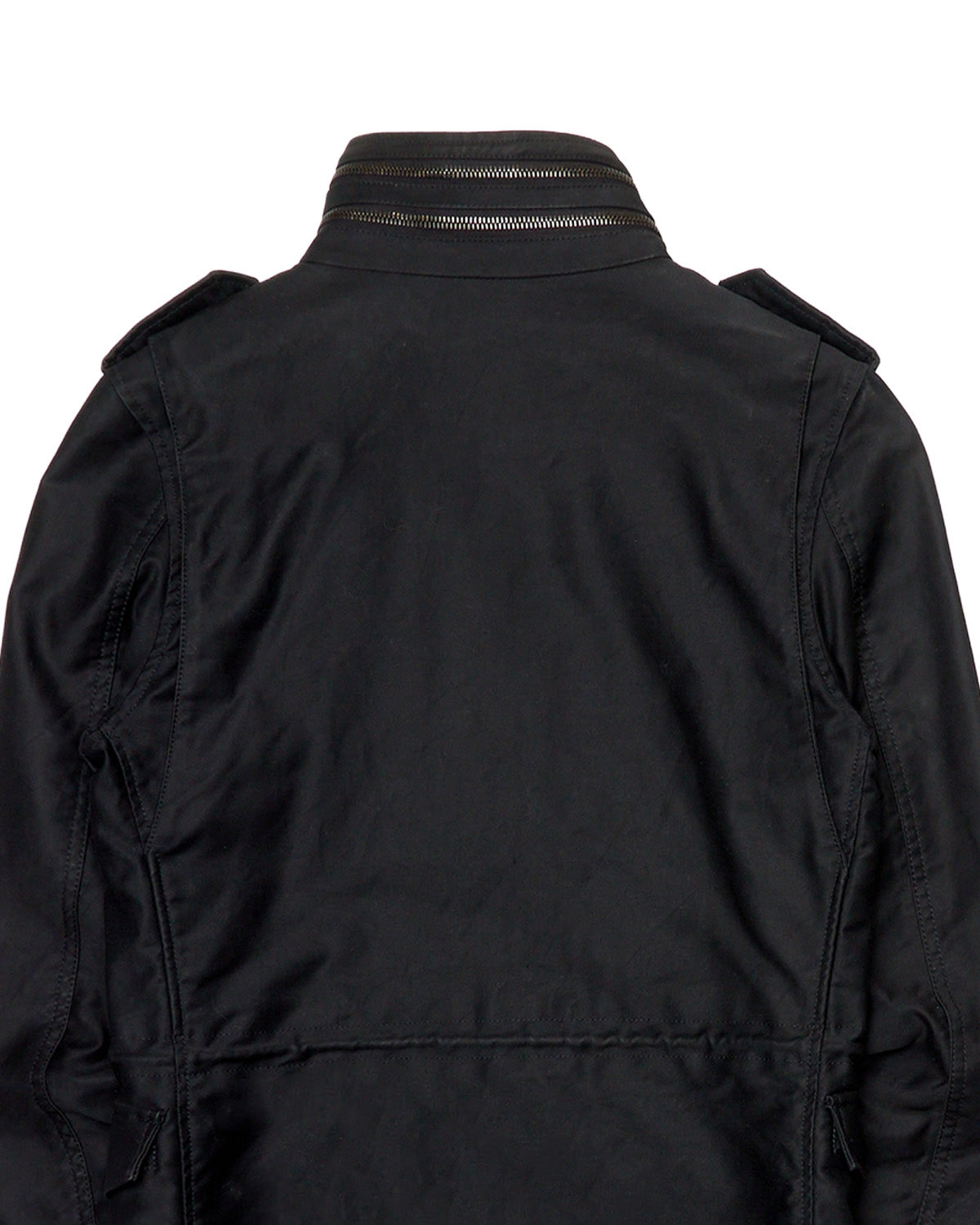 2010s LITHIUM HOMME Black Cotton Gabardine Field Jacket