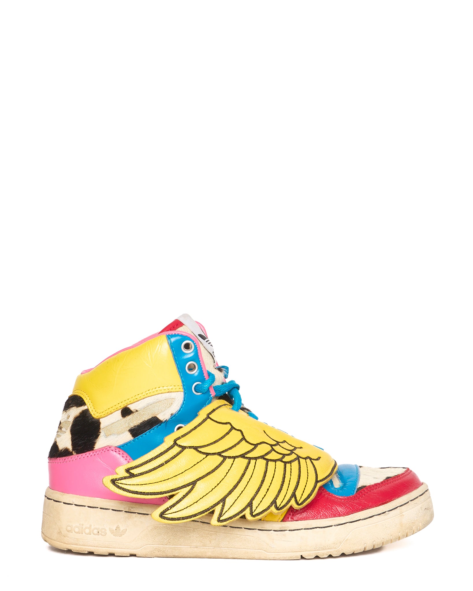 2011 Adidas x Jeremy Scott for 2NE1 "JS Collage Wings" 2.0 Sneakers
