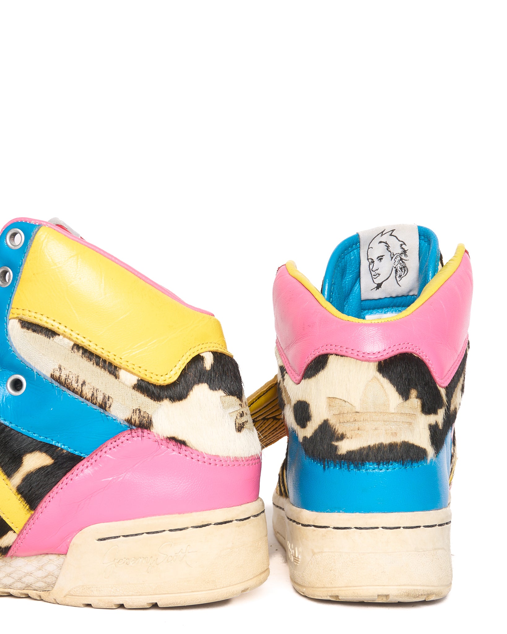 2011 Adidas x Jeremy Scott for 2NE1 "JS Collage Wings" 2.0 Sneakers