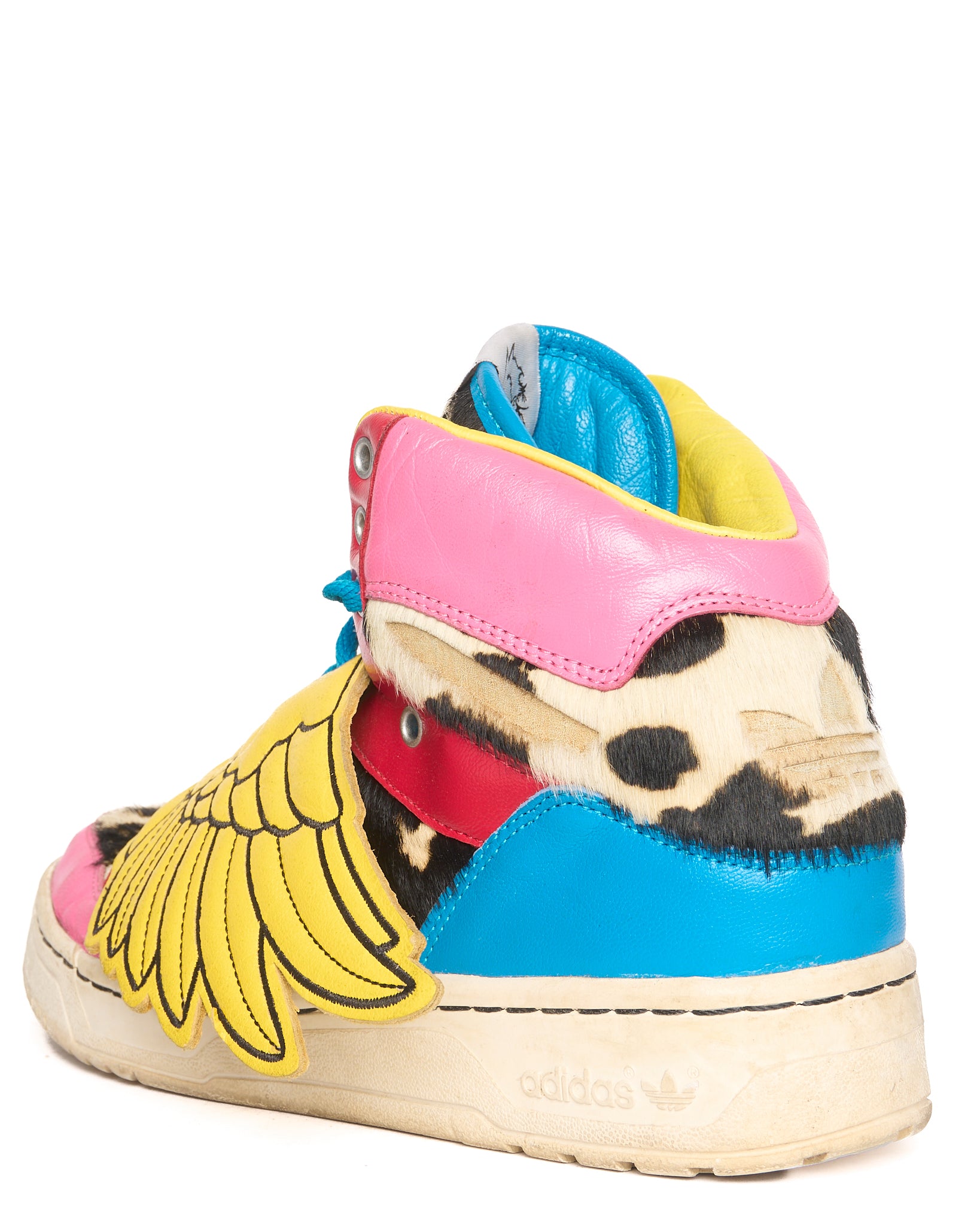 2011 Adidas x Jeremy Scott for 2NE1 "JS Collage Wings" 2.0 Sneakers