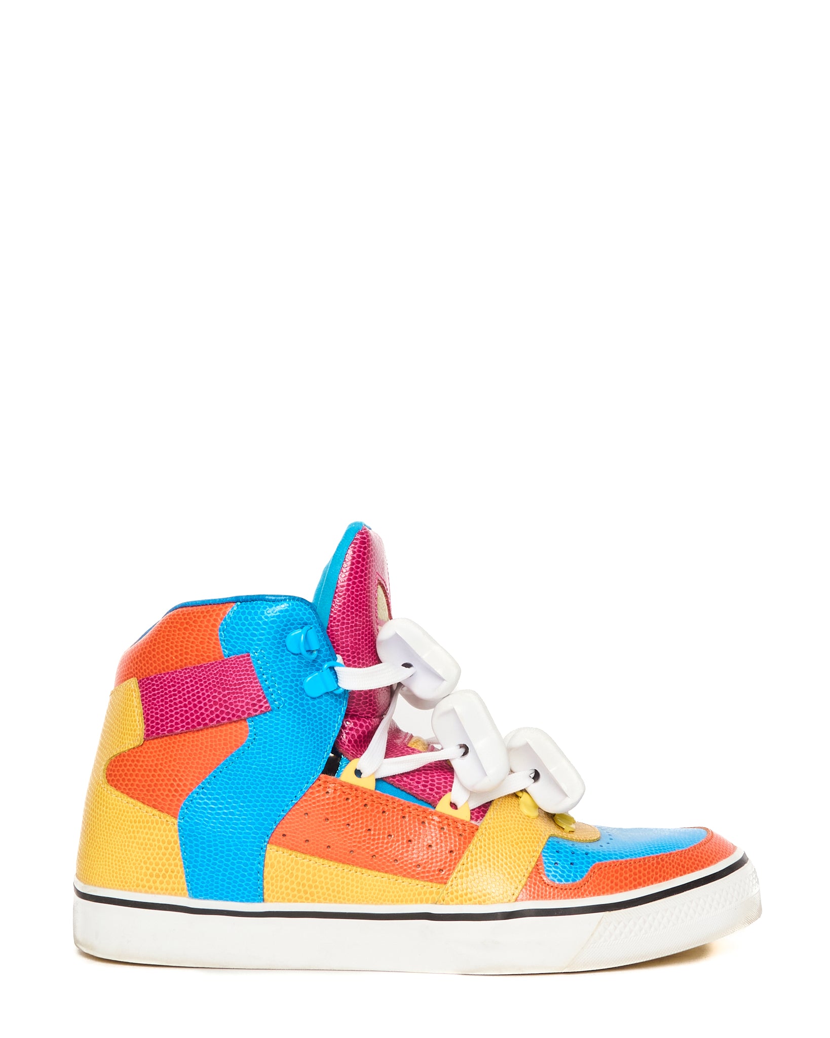 2014 Jeremy Scott x Adidas 'Bones' Multi-Colour High Top Sneakers