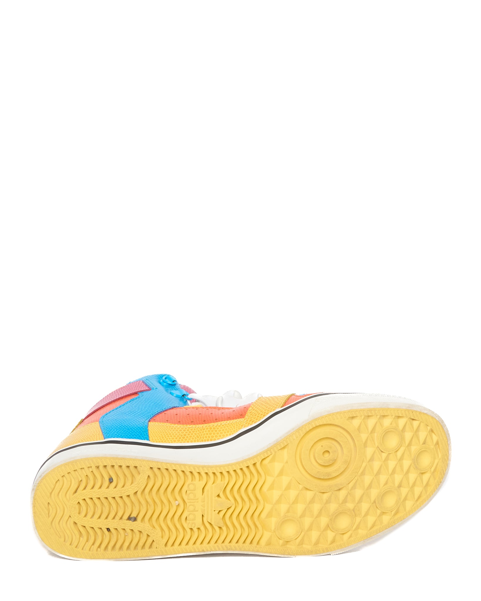 2014 Jeremy Scott x Adidas 'Bones' Multi-Colour High Top Sneakers