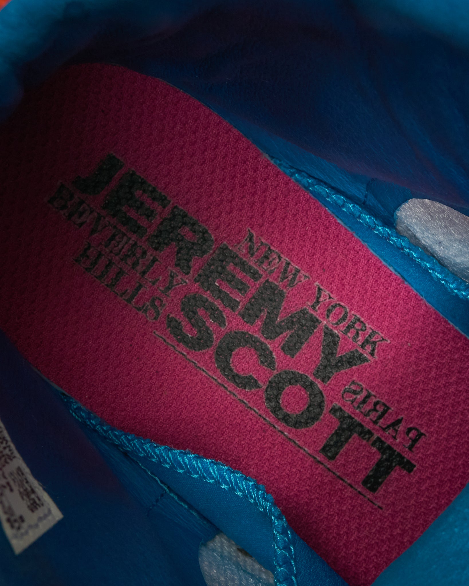 2014 Jeremy Scott x Adidas 'Bones' Multi-Colour High Top Sneakers