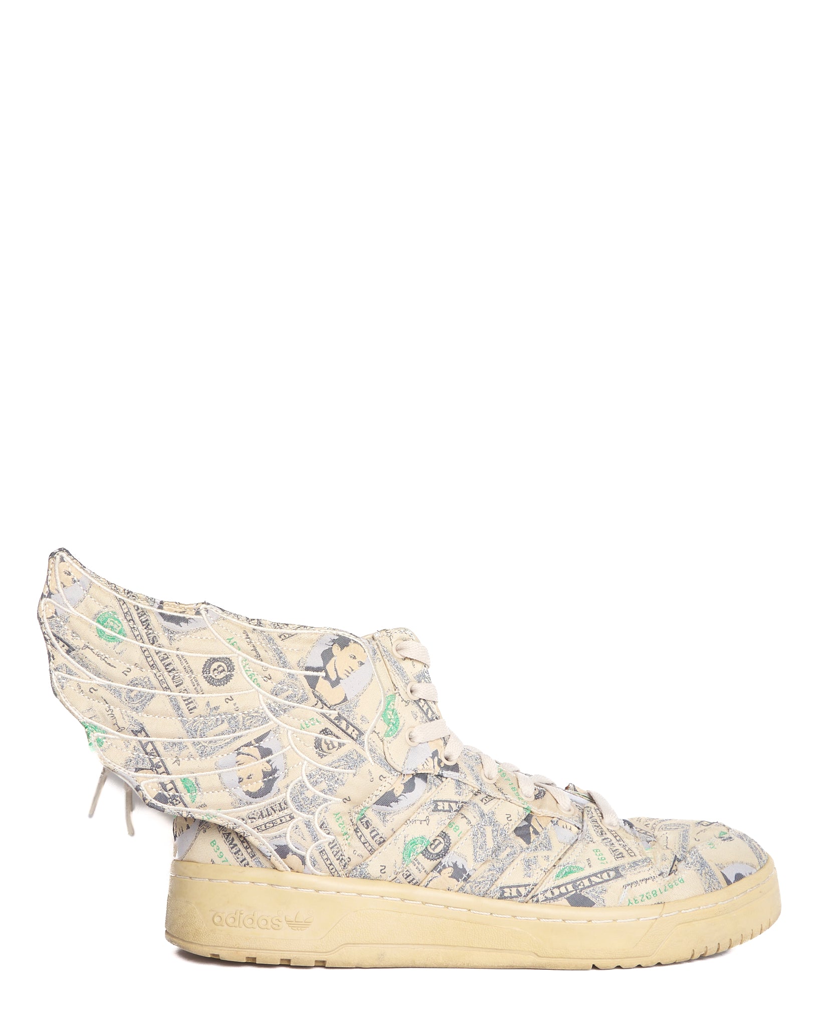 2021 Adidas JS 2.0 "Money" High Top Sneakers