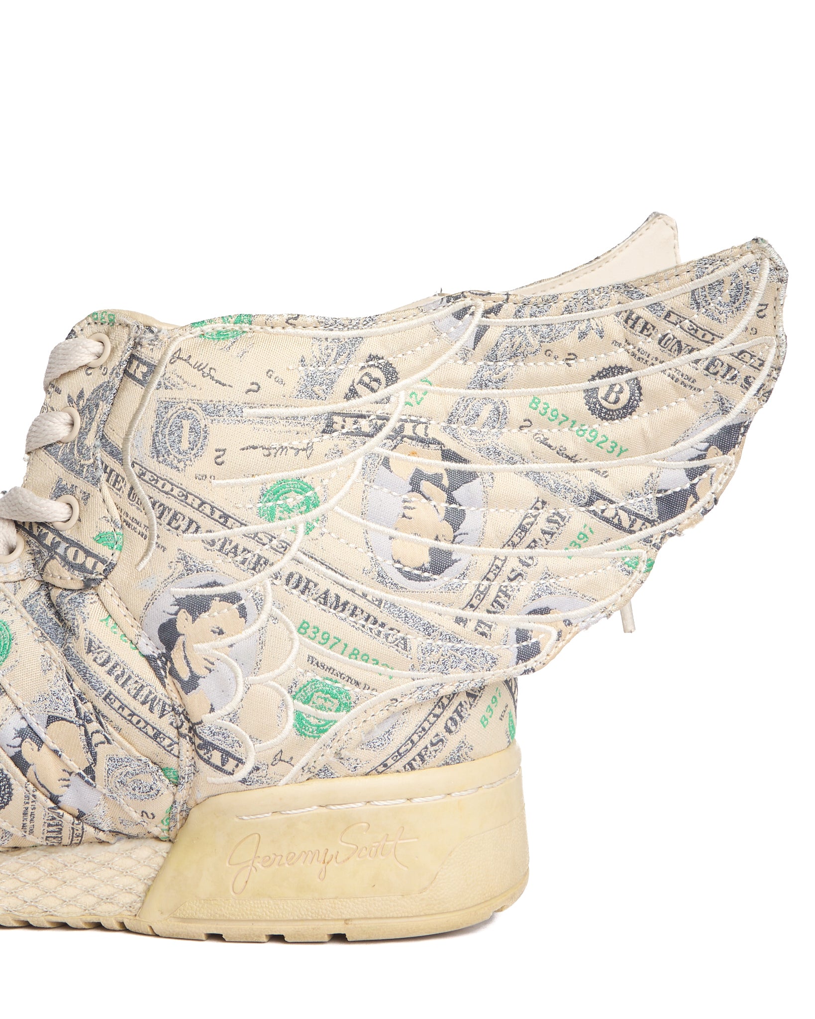 2021 Adidas JS 2.0 "Money" High Top Sneakers