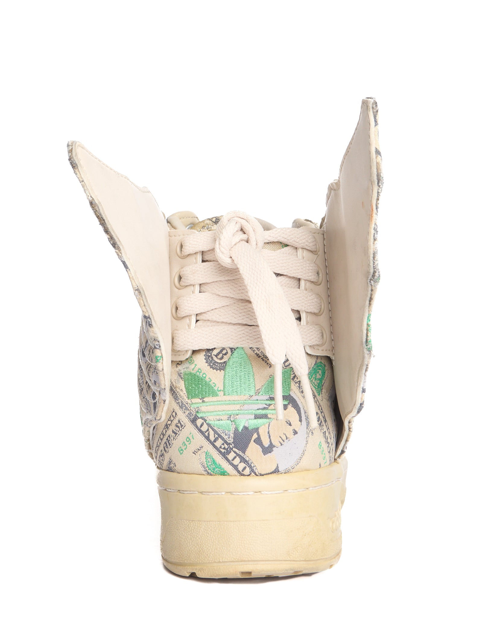 2021 Adidas JS 2.0 "Money" High Top Sneakers