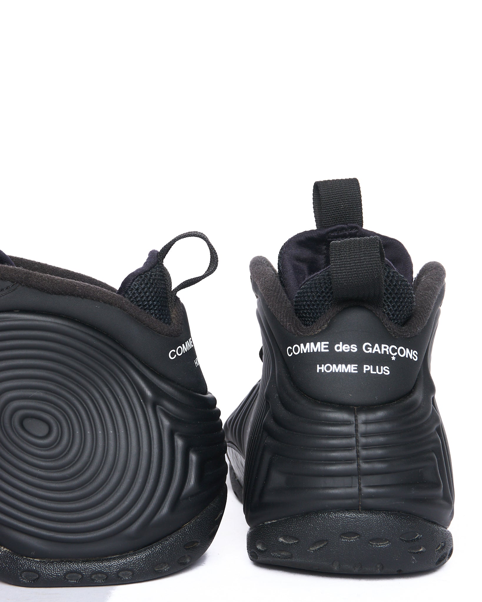2021 COMME des GARCONS HOMME PLUS x Nike Air Black Foamposite One