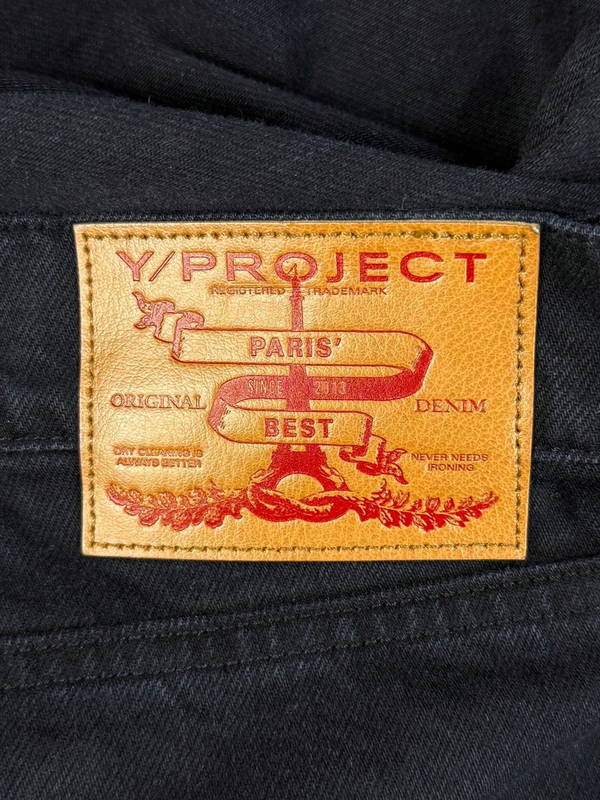 S/S23 Y/Project Black Wired Denim