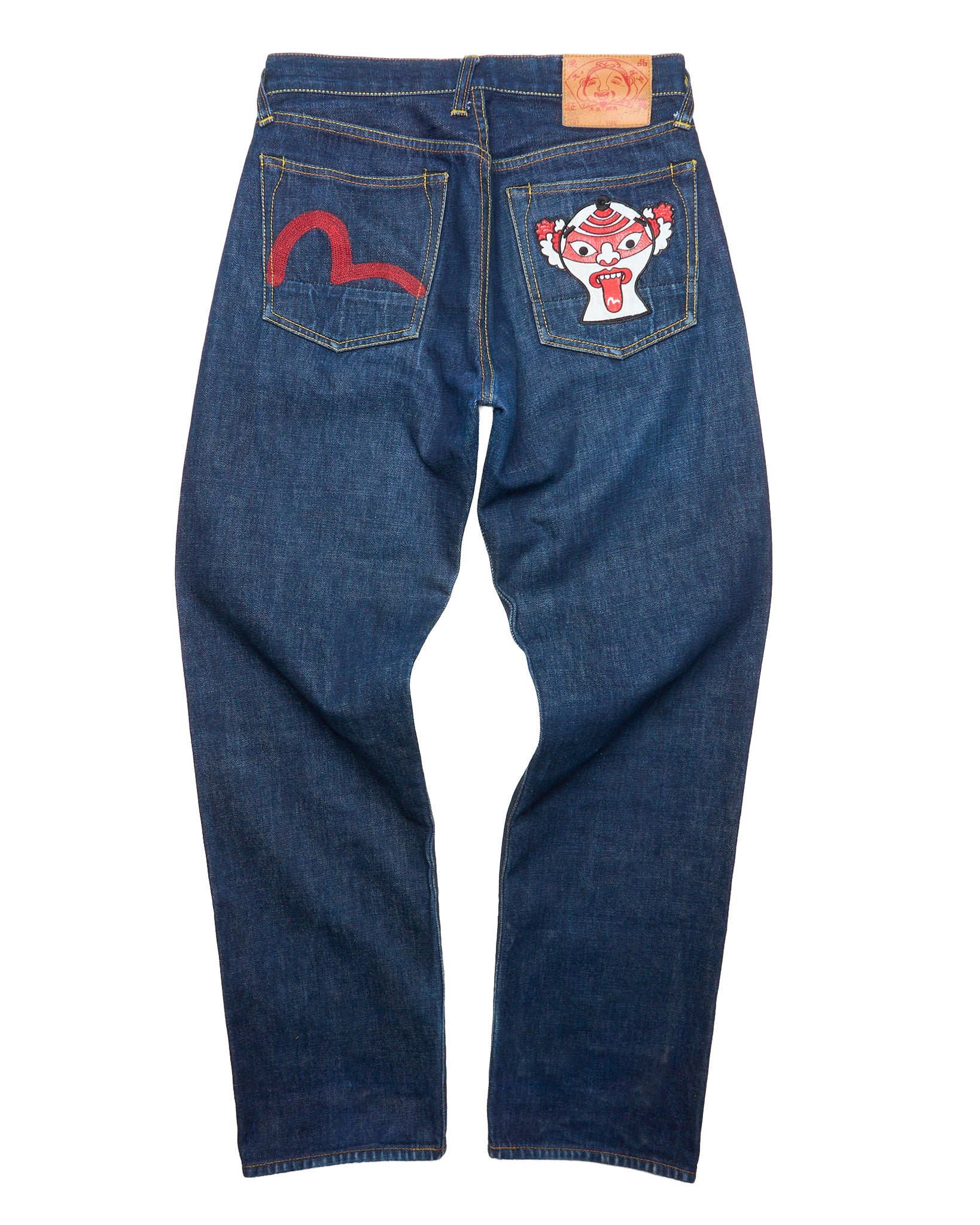 Mid 00s Evisu Embroidered Seagull Jeans