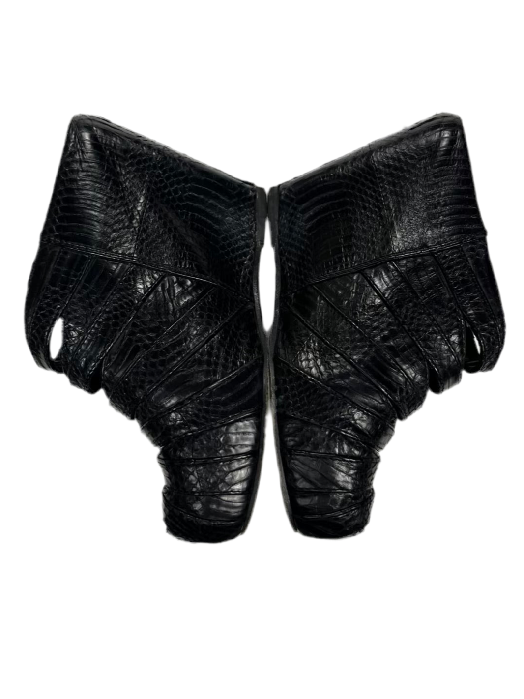 S/S11 Rick Owens Python Wedge Mules