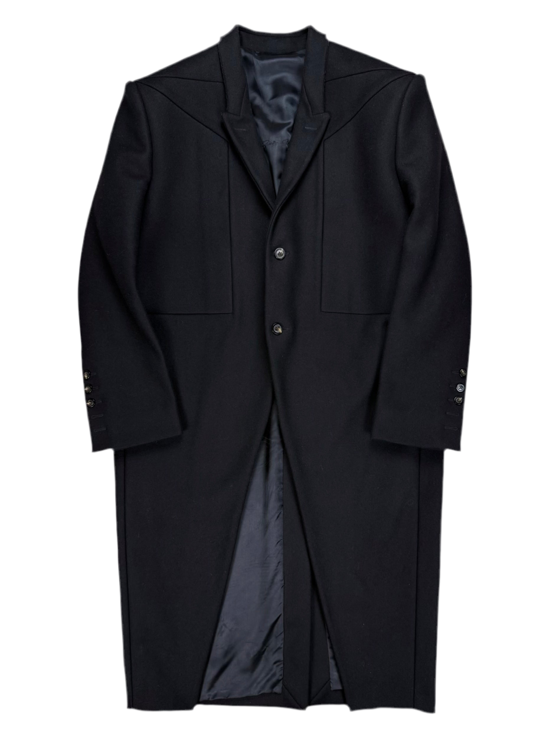 F/W22 “STROBE” Rick Owens Heavy Wool ‘Jumbo Tatlin’ Coat