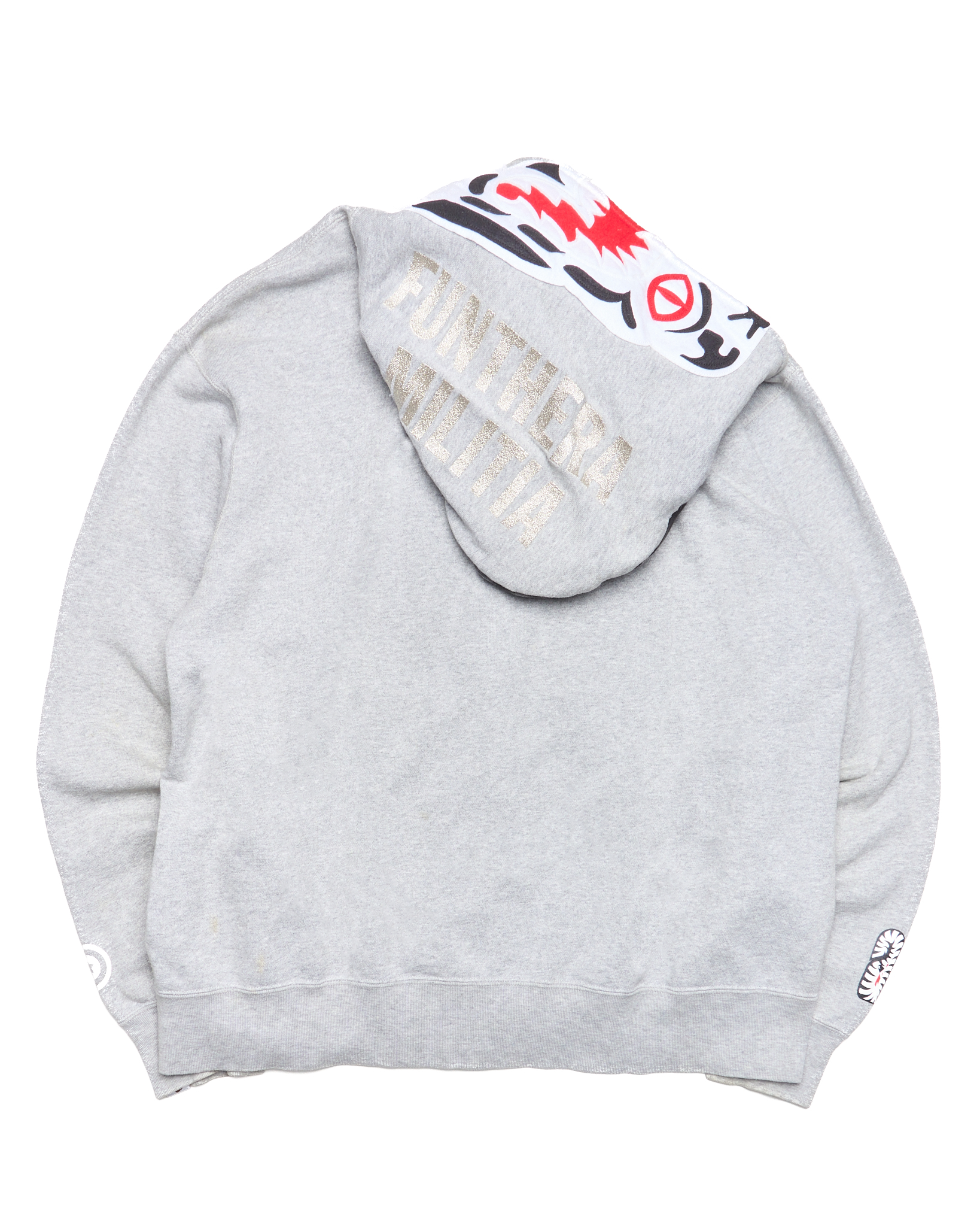 A/W07 BAPE 3rd gen NFS Tiger Shark Full-Zip Hoodie