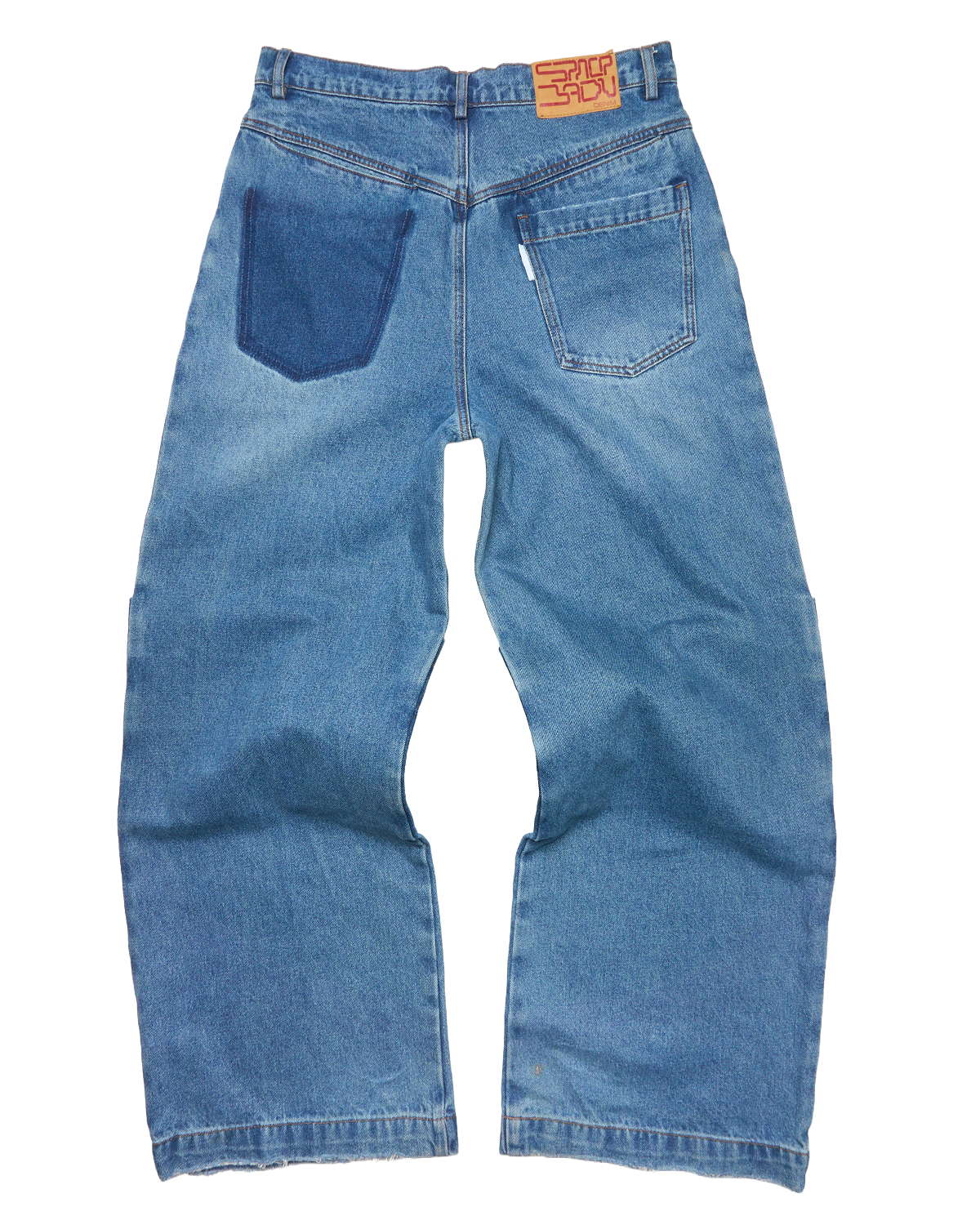 Spencer Badu Buttoned Panel Baggy Denim