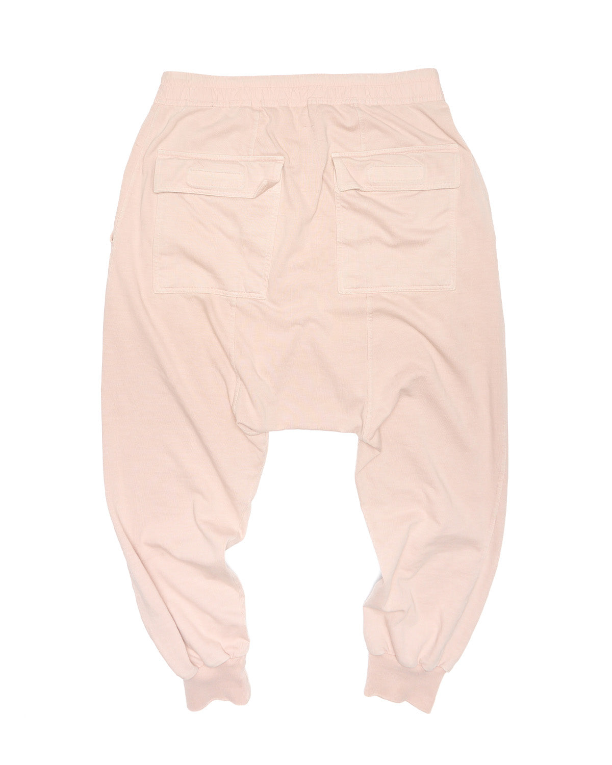A/W21 Rick Owens DRKSHDW 'GETHSEMANE' Faded Pink Drop Crotch Jogger Pants