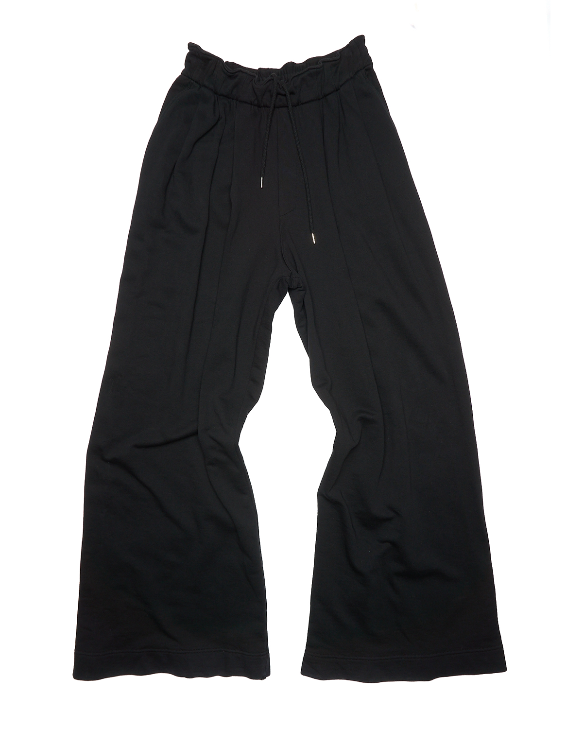 Dries Van Noten Drawstring Pleat Front Wide-Leg Sweatpants