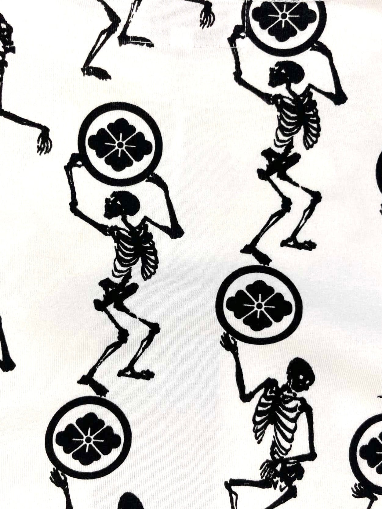 Early 00s EVISU Skeleton Print Tee