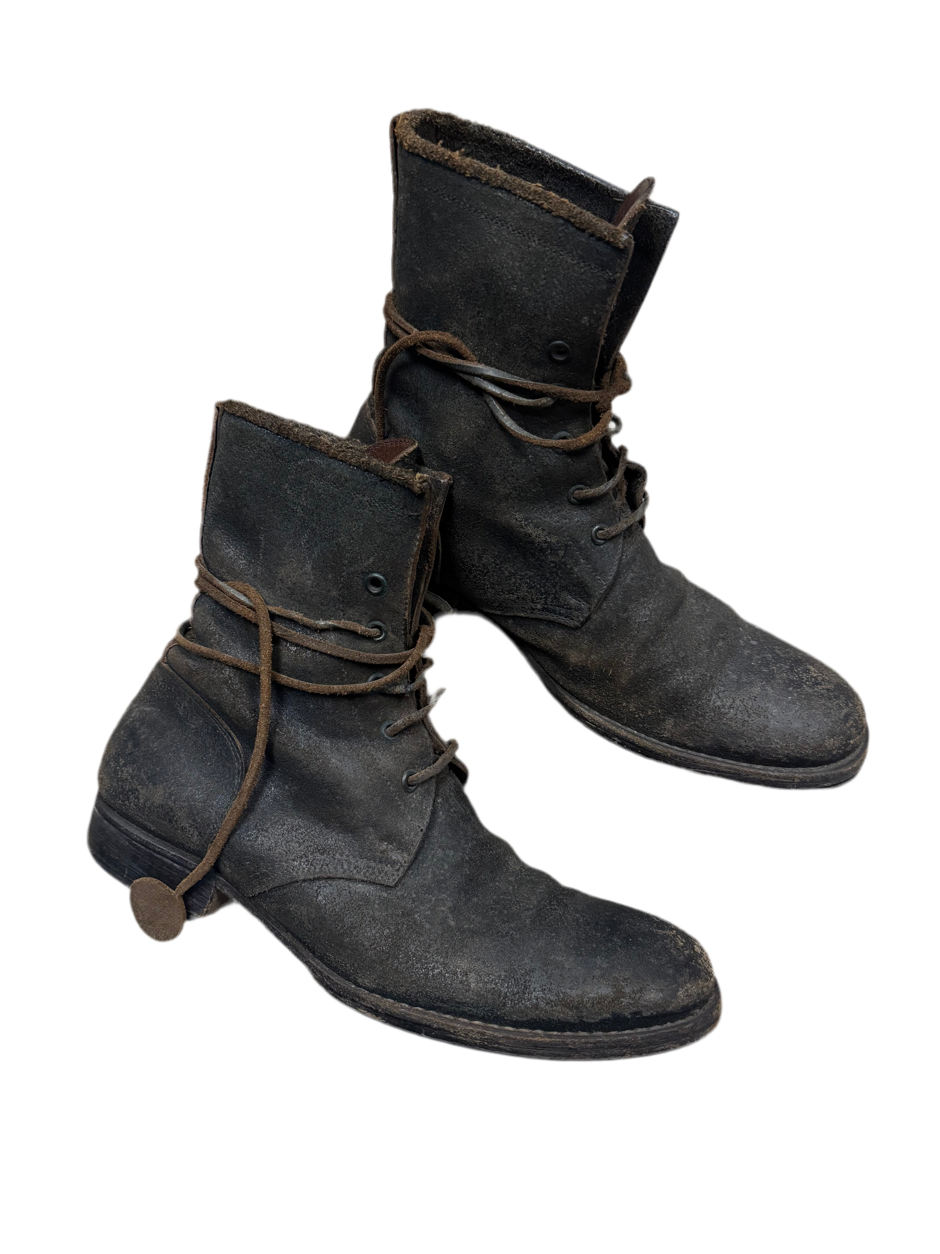 2002 Carpe Diem Distressed Horse Leather Boots