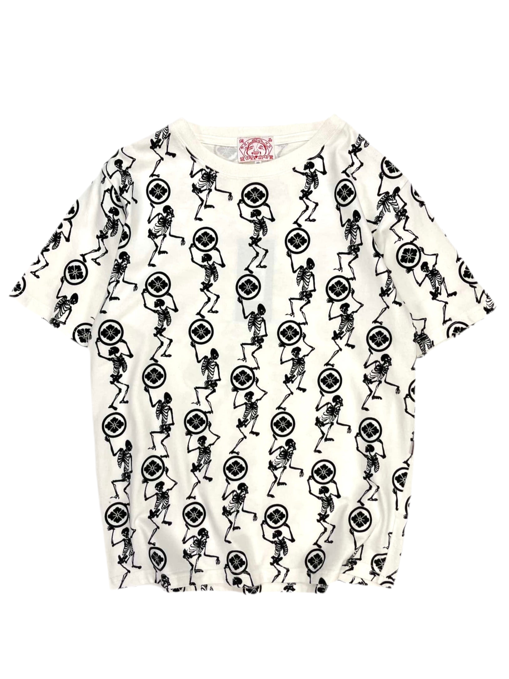 Early 00s EVISU Skeleton Print Tee