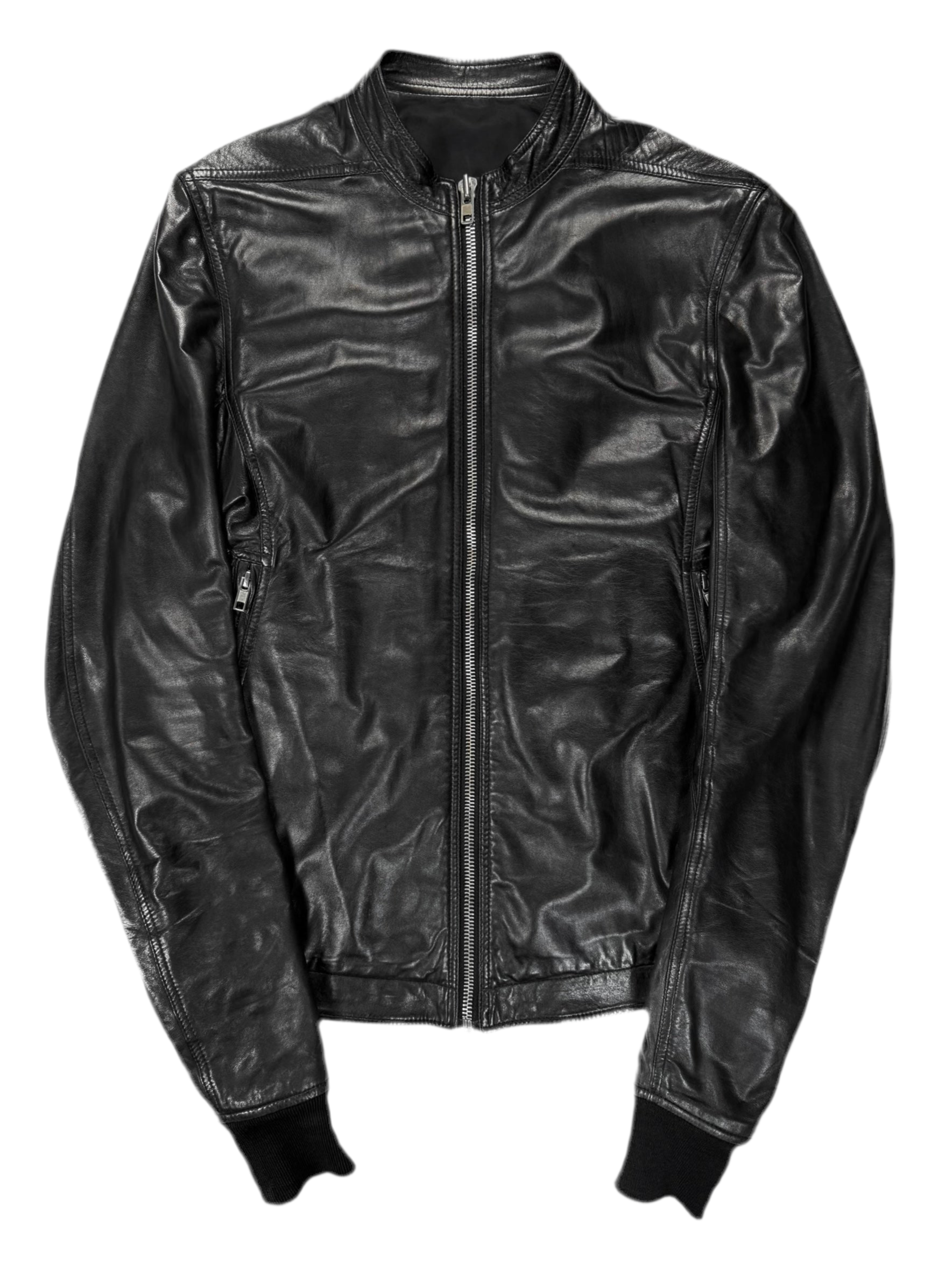 S/S15 “FAUN” Rick Owens Calfskin Leather Sternberg Jacket